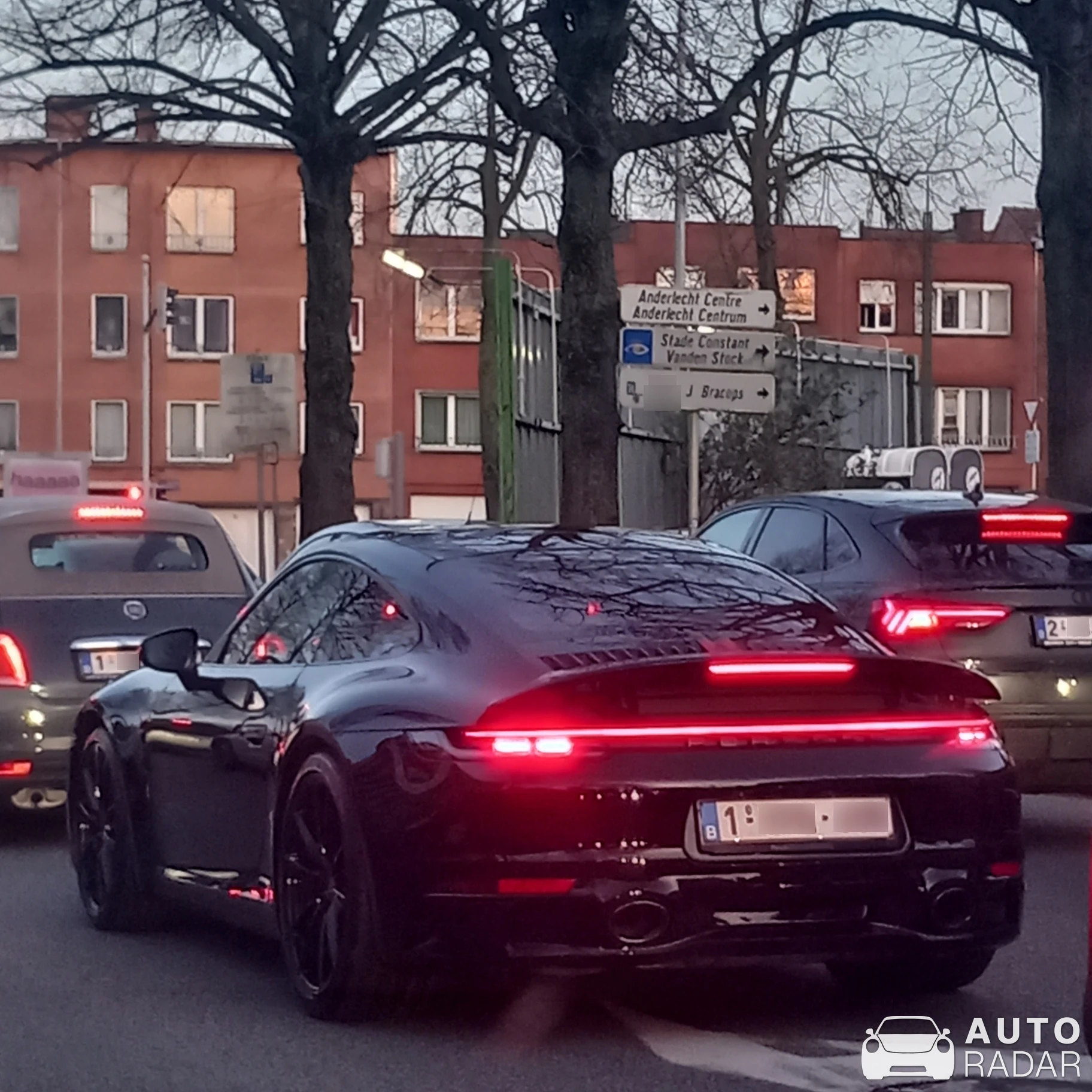 Porsche 911 spotted in Brussels, Belgium