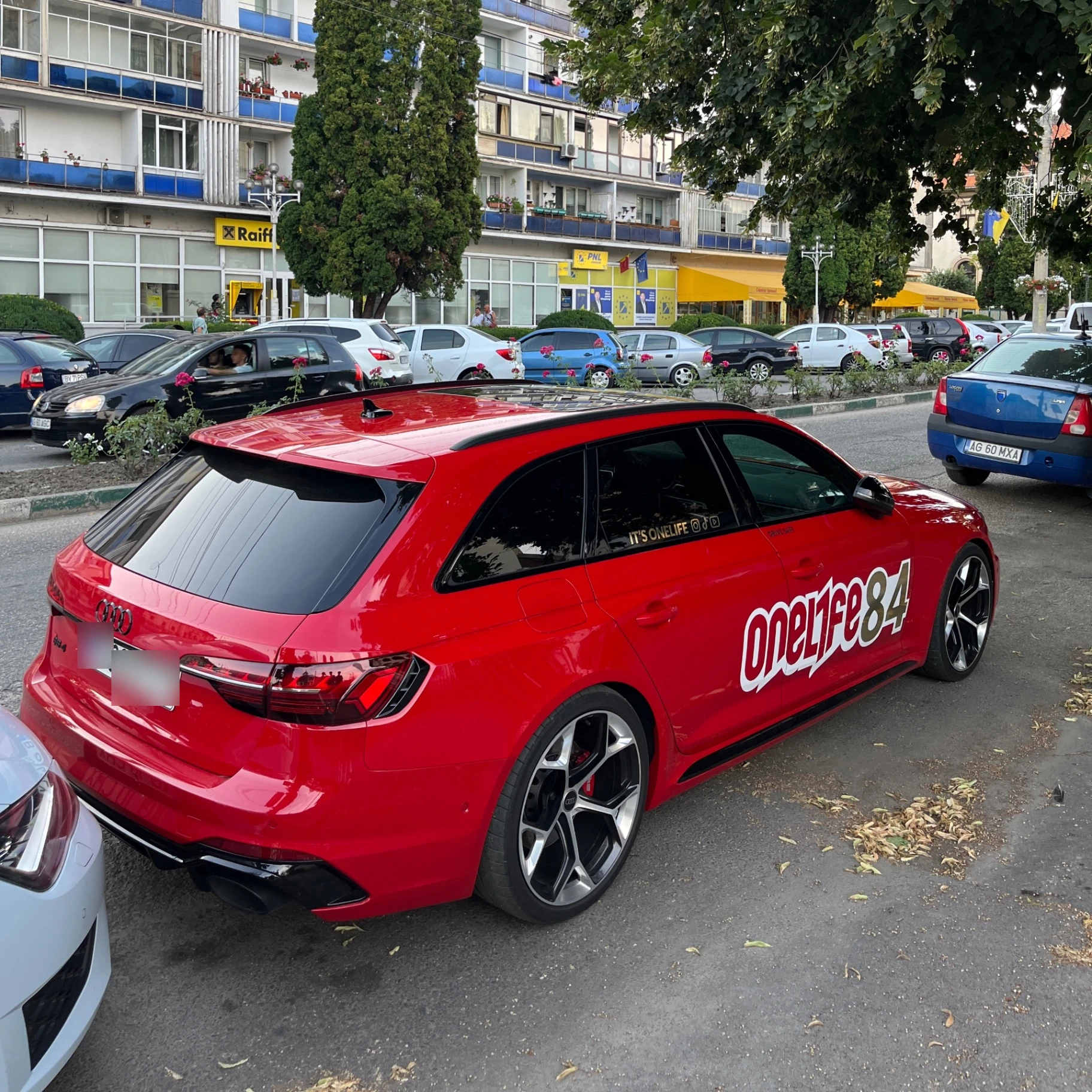 Audi RS4 Avant B9 spotted in Câmpulung, Romania