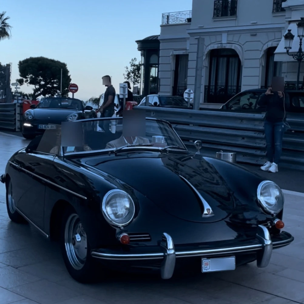 Porsche 356 Cabriolet spotted in , Monako