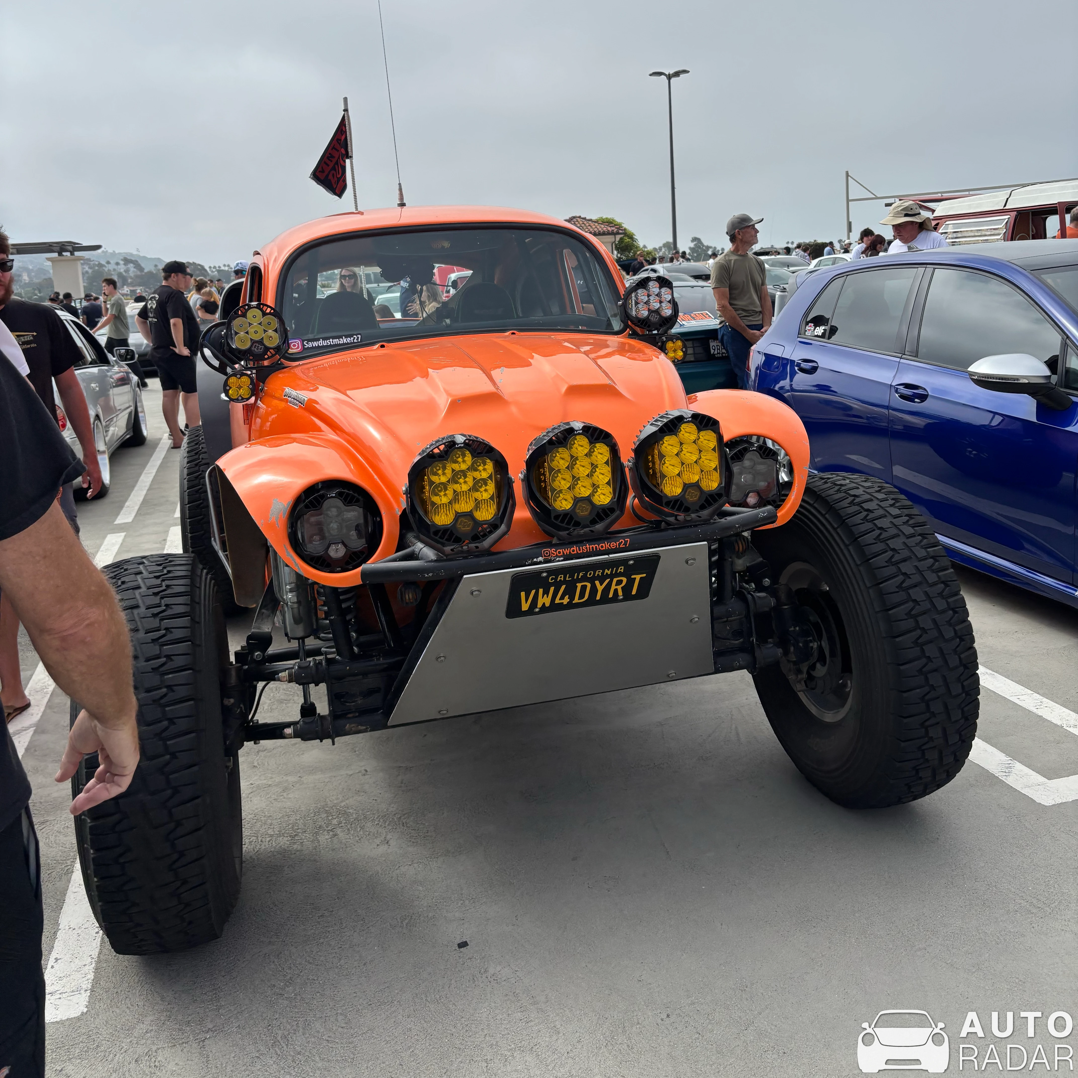 Electric Classic Cars Volkswagen Beetle Bug Zappa spotted in San Clemente