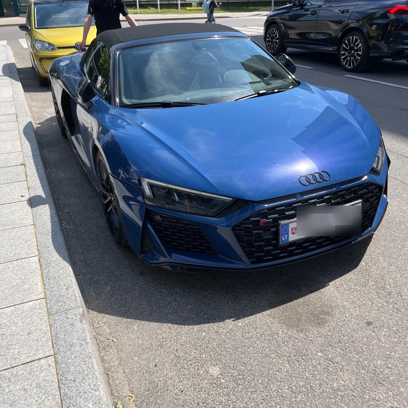Audi R8 V10 Spyder 2019 spotted in Vilnius, Lithuania
