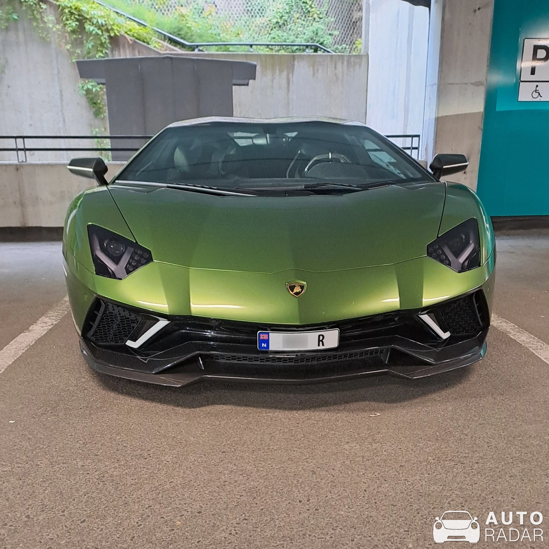 Lamborghini Aventador spotted in Kristiansand, Norway