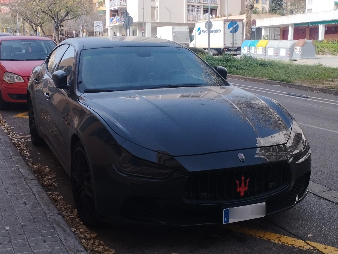 Maserati Quattroporte spotted in Mataró, España