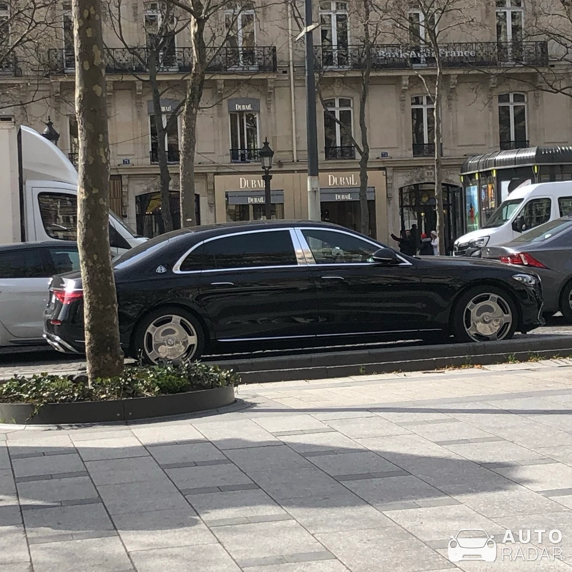 Mercedes-Maybach S 600 spotted in Levallois-Perret