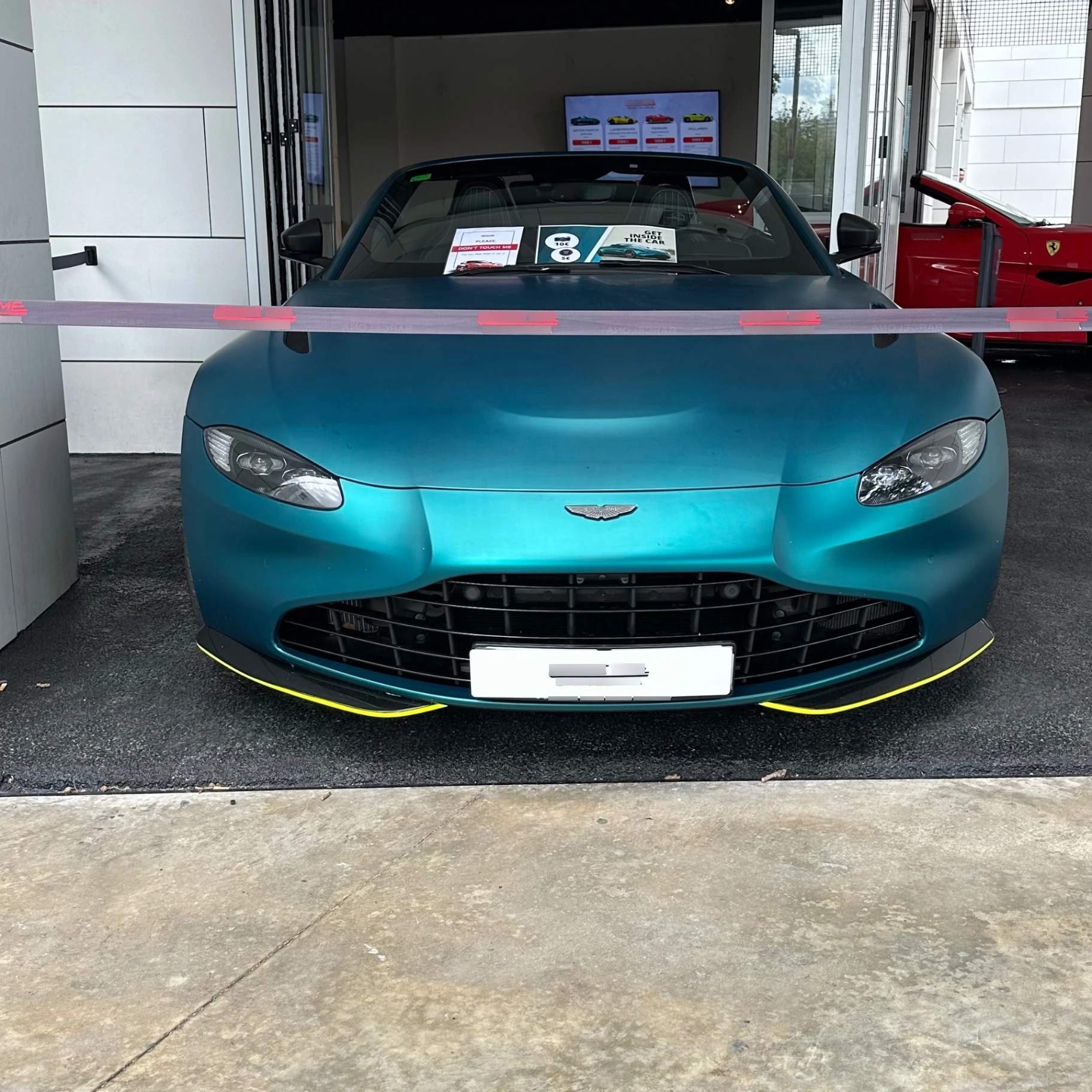 Aston Martin V8 Vantage Roadster 2020 spotted in Barcelona, Spain