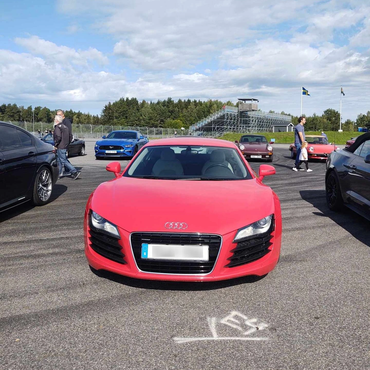 Audi R8 spotted in Östergötlands län, Szwecja