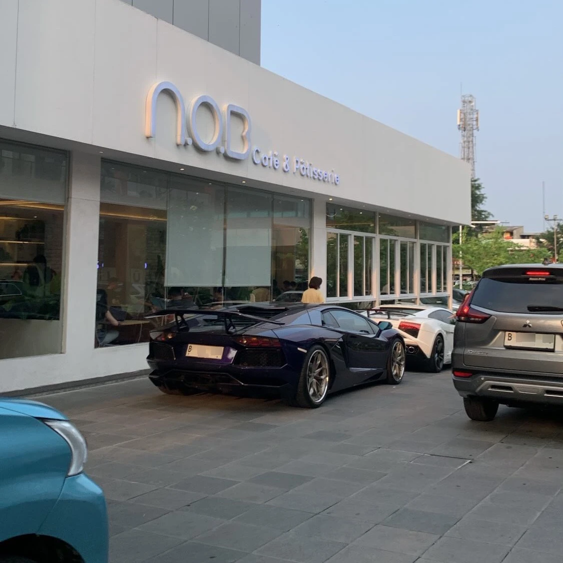 Lamborghini Aventador LP700-4 Roadster spotted in Jakarta Utara, Indonesia