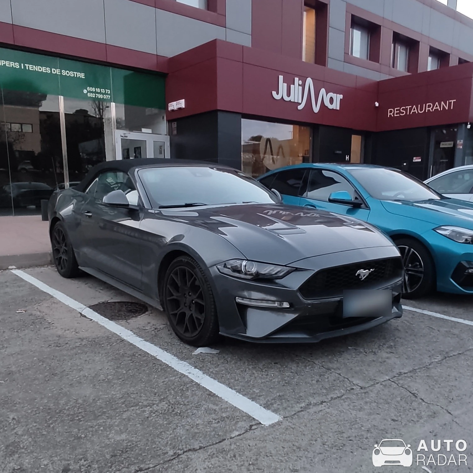 Ford Mustang 2.3 Ecoboost Convertible spotted in Lloret de Mar, Spain