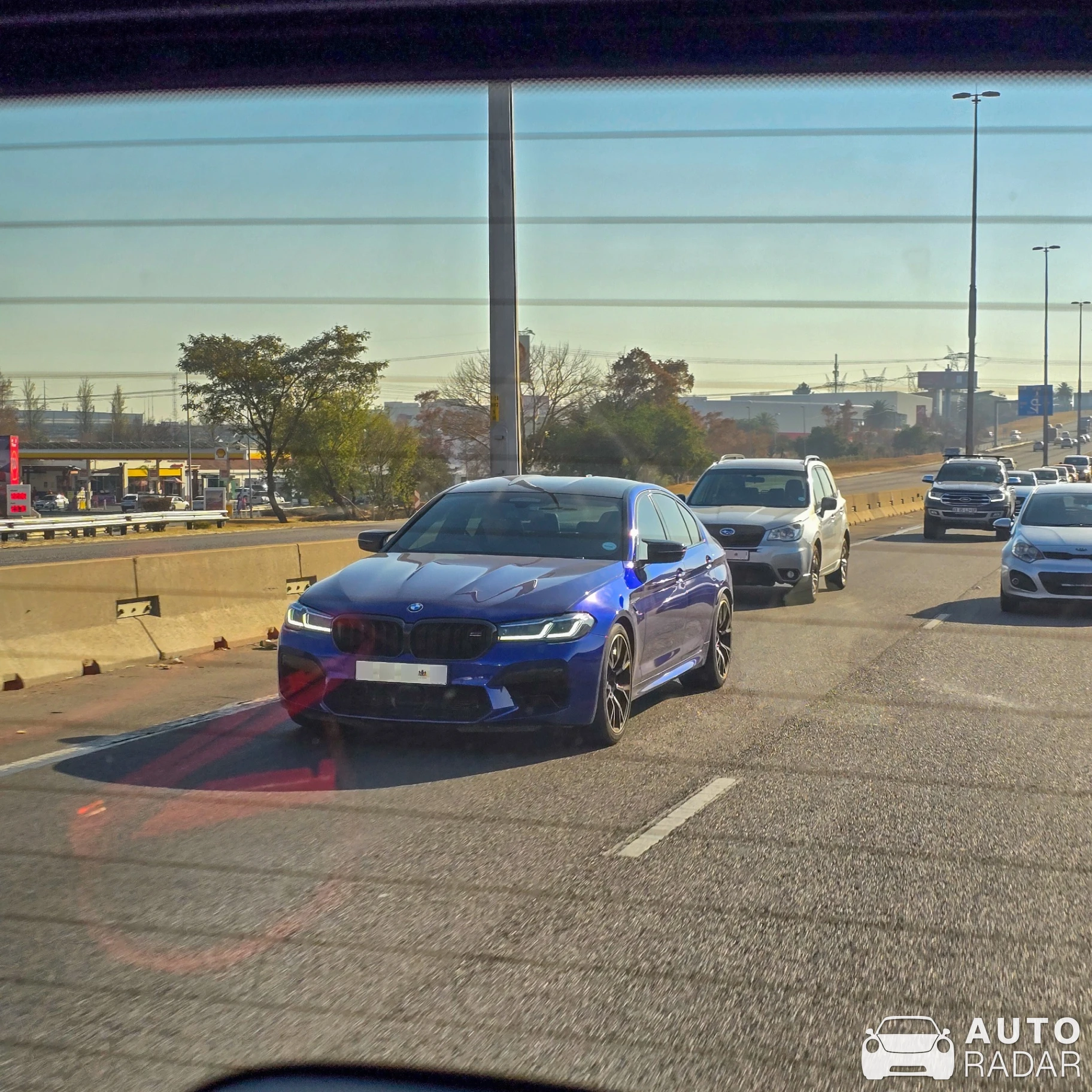 BMW M5 spotted in Centurion, South Africa