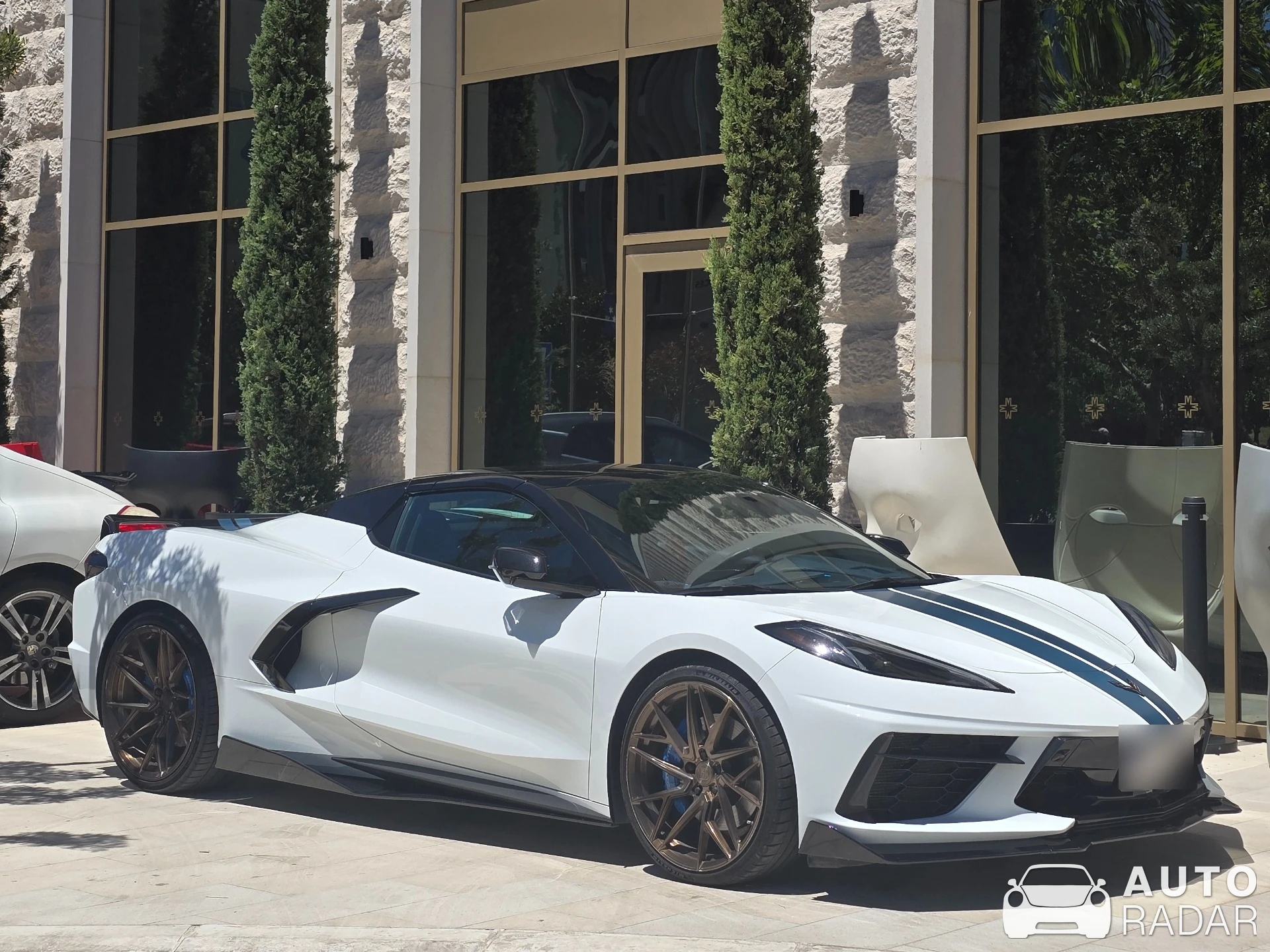 Chevrolet Corvette C8 Stingray spotted in Budva
