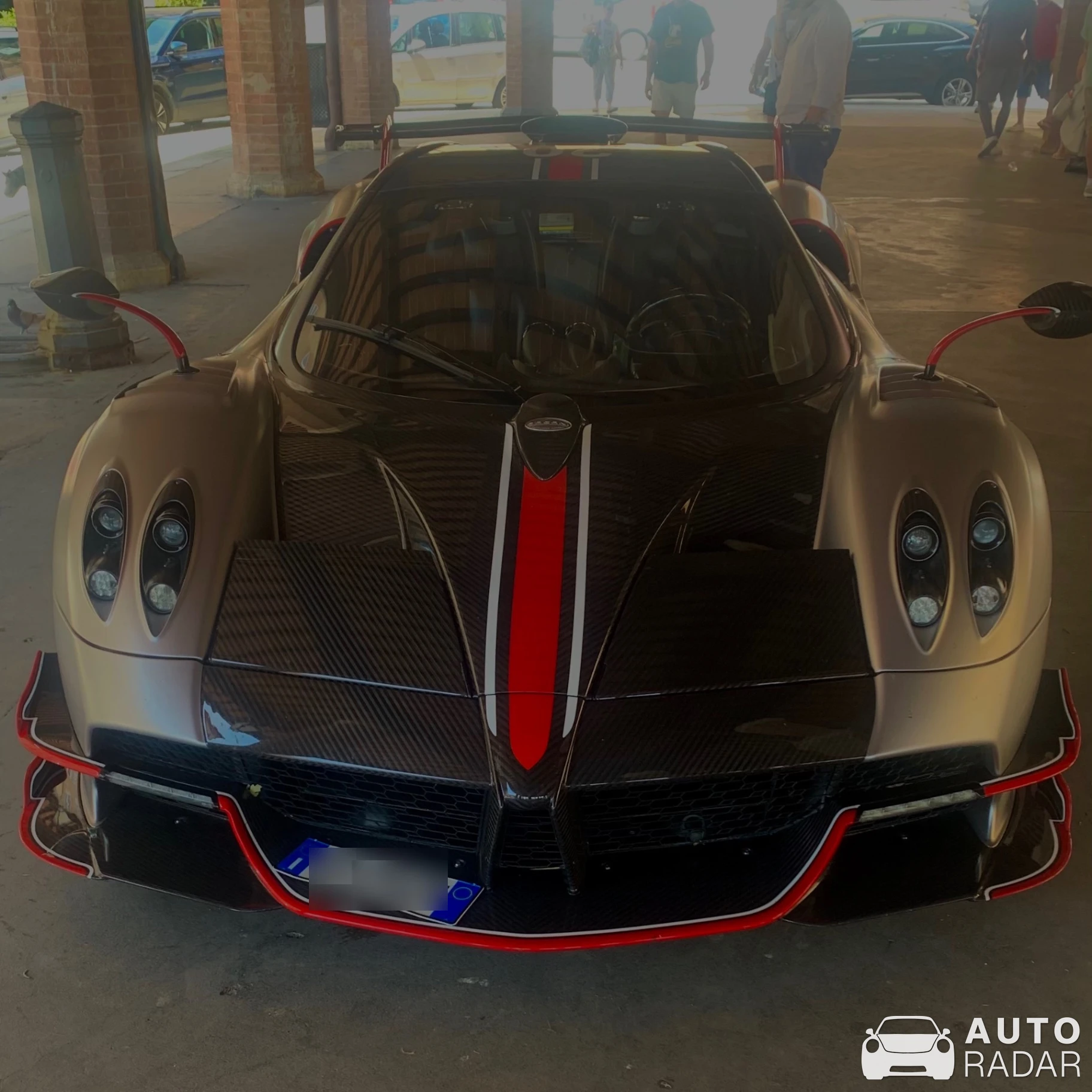 Pagani Huayra BC spotted in Siena, Italy