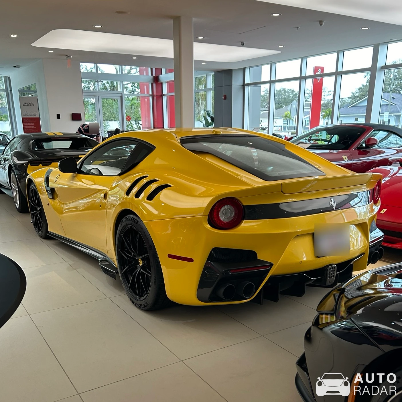 Ferrari F12tdf spotted in Clearwater