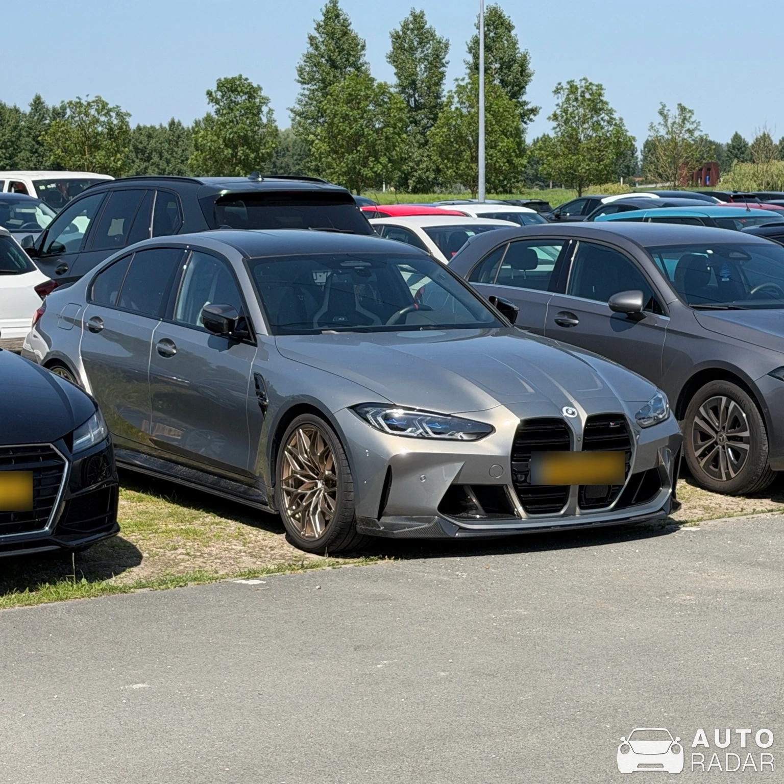 BMW M3 G80 Sedan Competition spotted in Hilversum