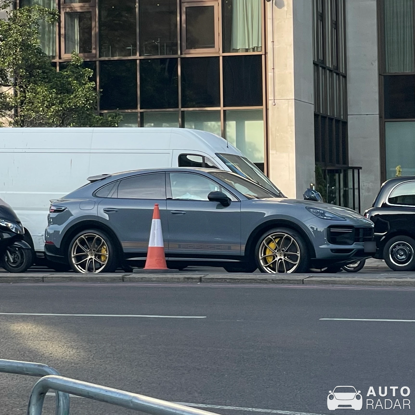 Porsche Cayenne Coupé Turbo GT spotted in London