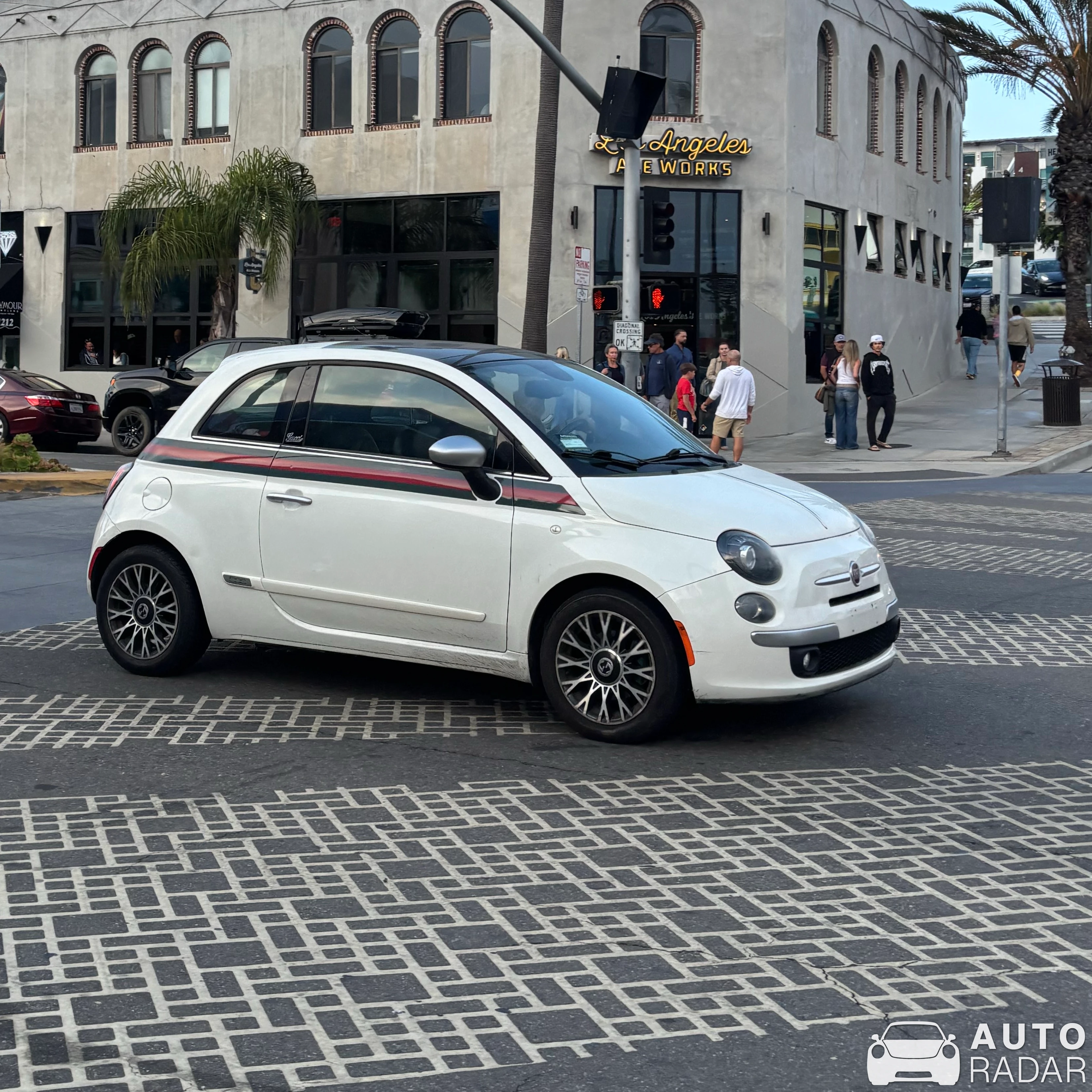 Fiat 500 by Gucci spotted in Hermosa Beach