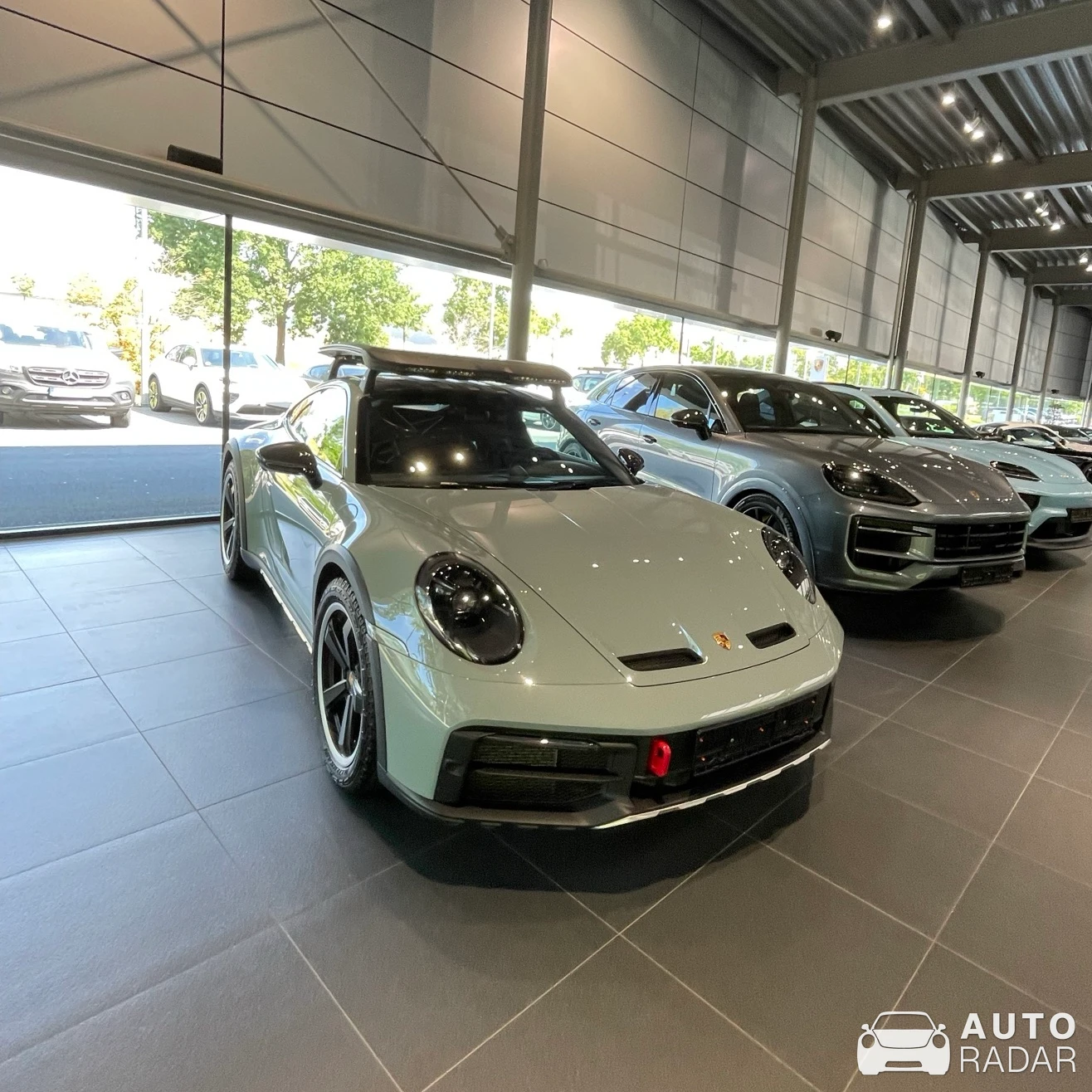 Porsche 992 Dakar spotted in Dresden