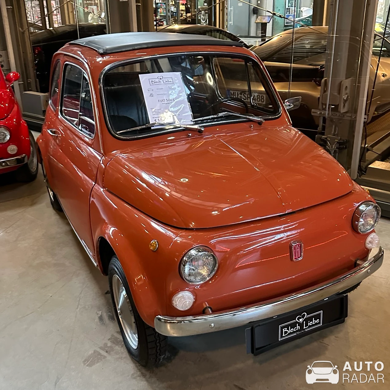 Fiat 500 L spotted in München