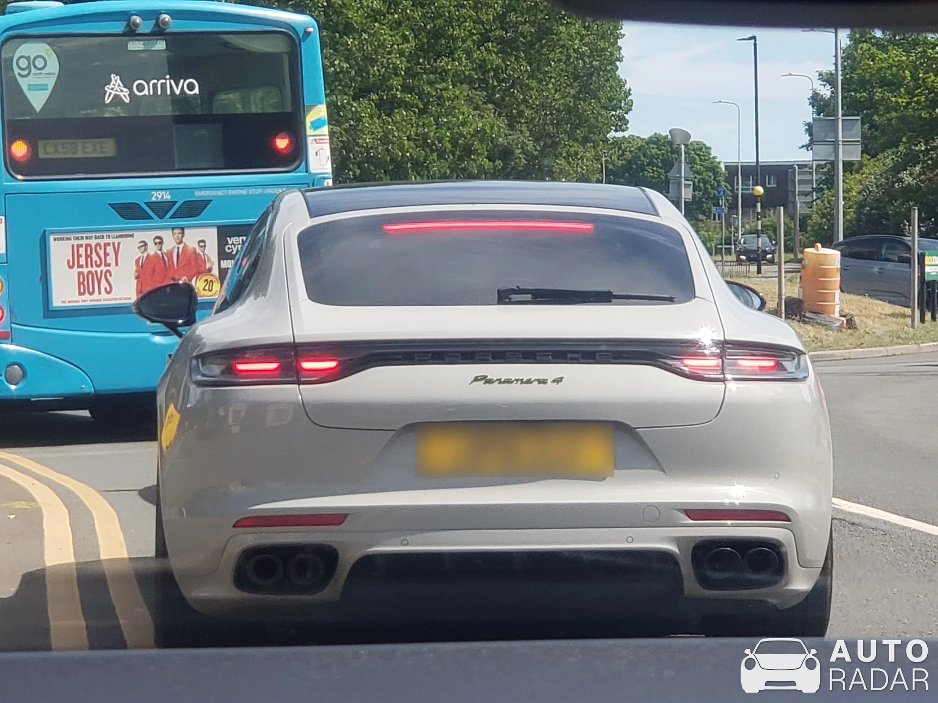 Porsche 971 Panamera 4 spotted in Llandudno Junction