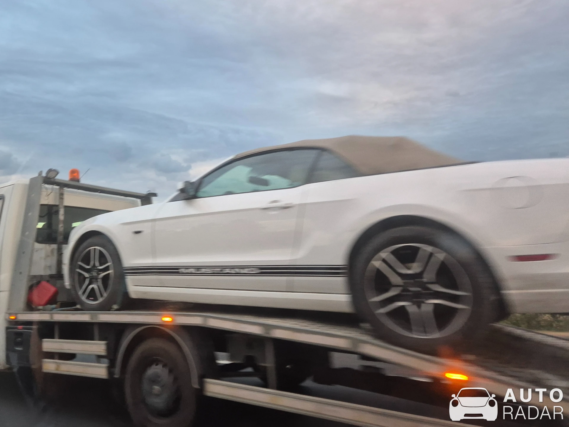 Ford Mustang GT Convertible spotted in Győr