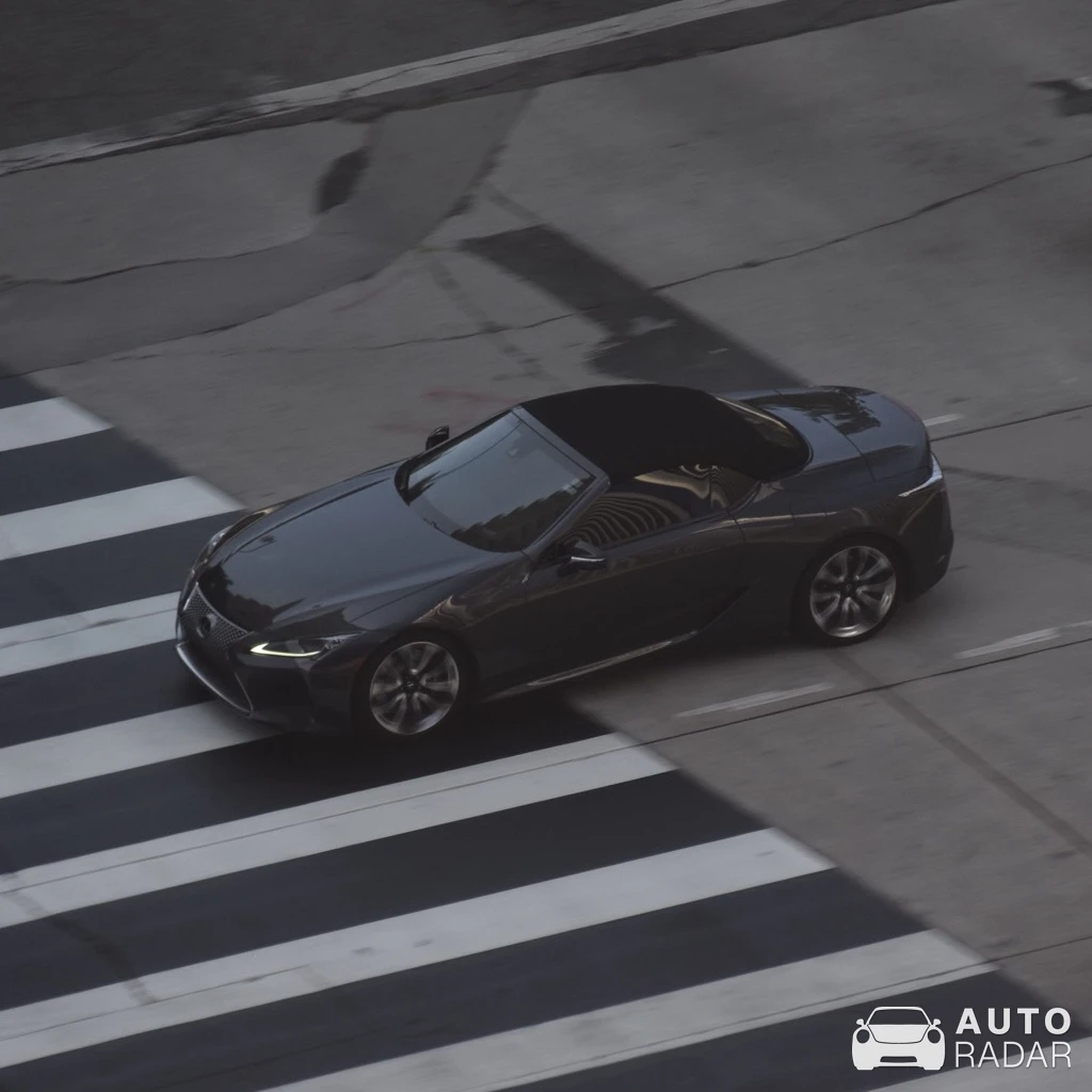Lexus LC 500 Convertible spotted in Los Angeles