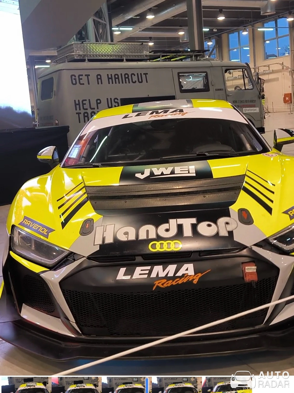 Audi R8 LMS spotted in Celje