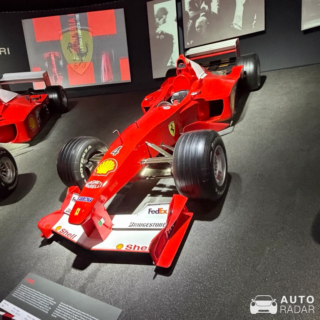 Ferrari F2001 spotted in Maranello