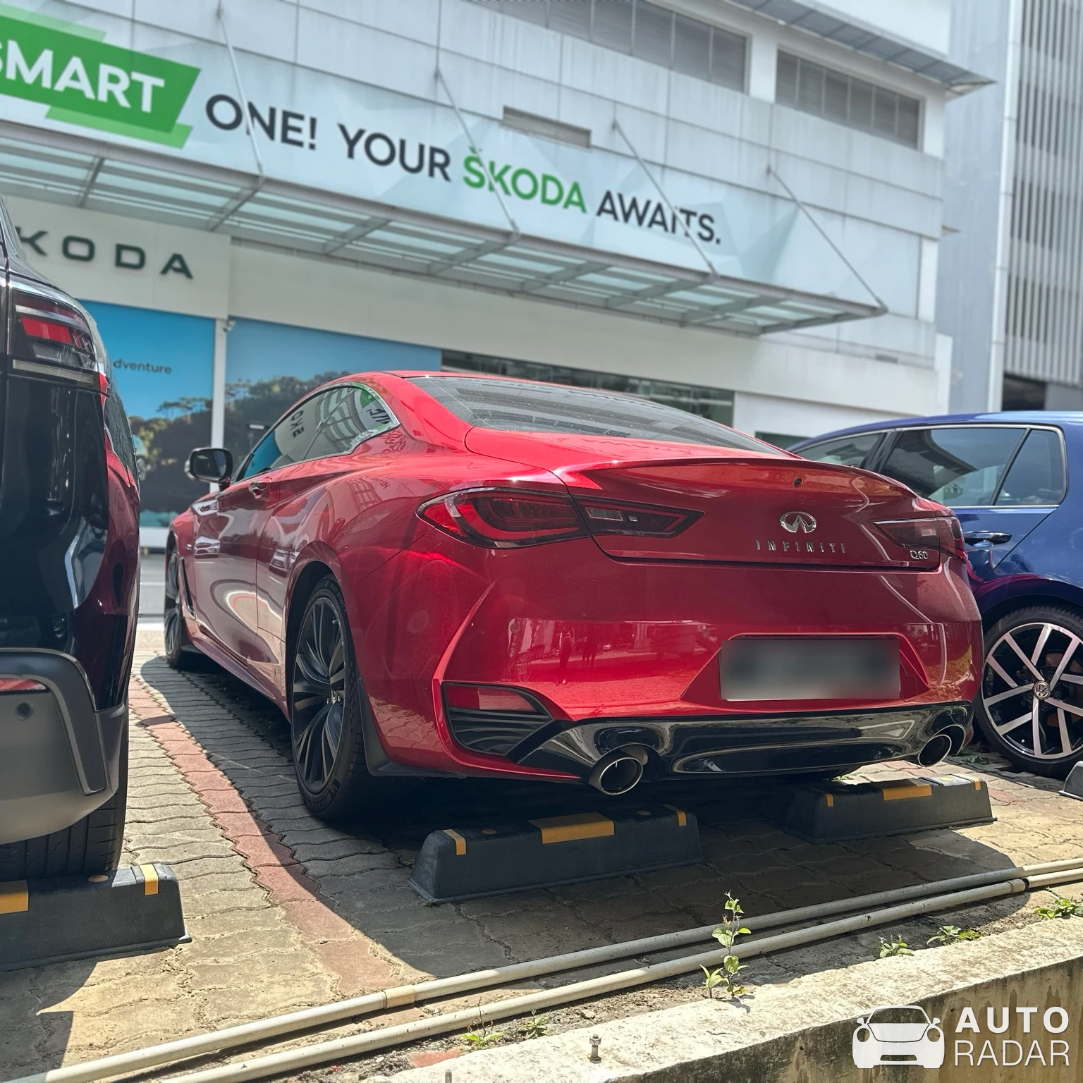 Infiniti Q60 spotted in Singapore