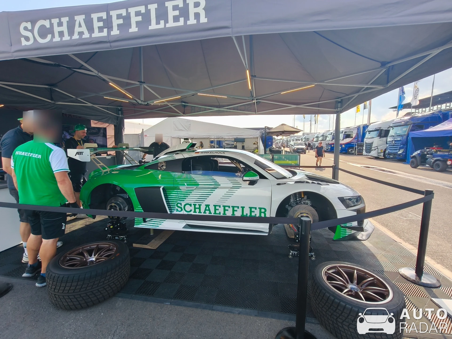Audi R8 LMS GT2 spotted in Schipkau
