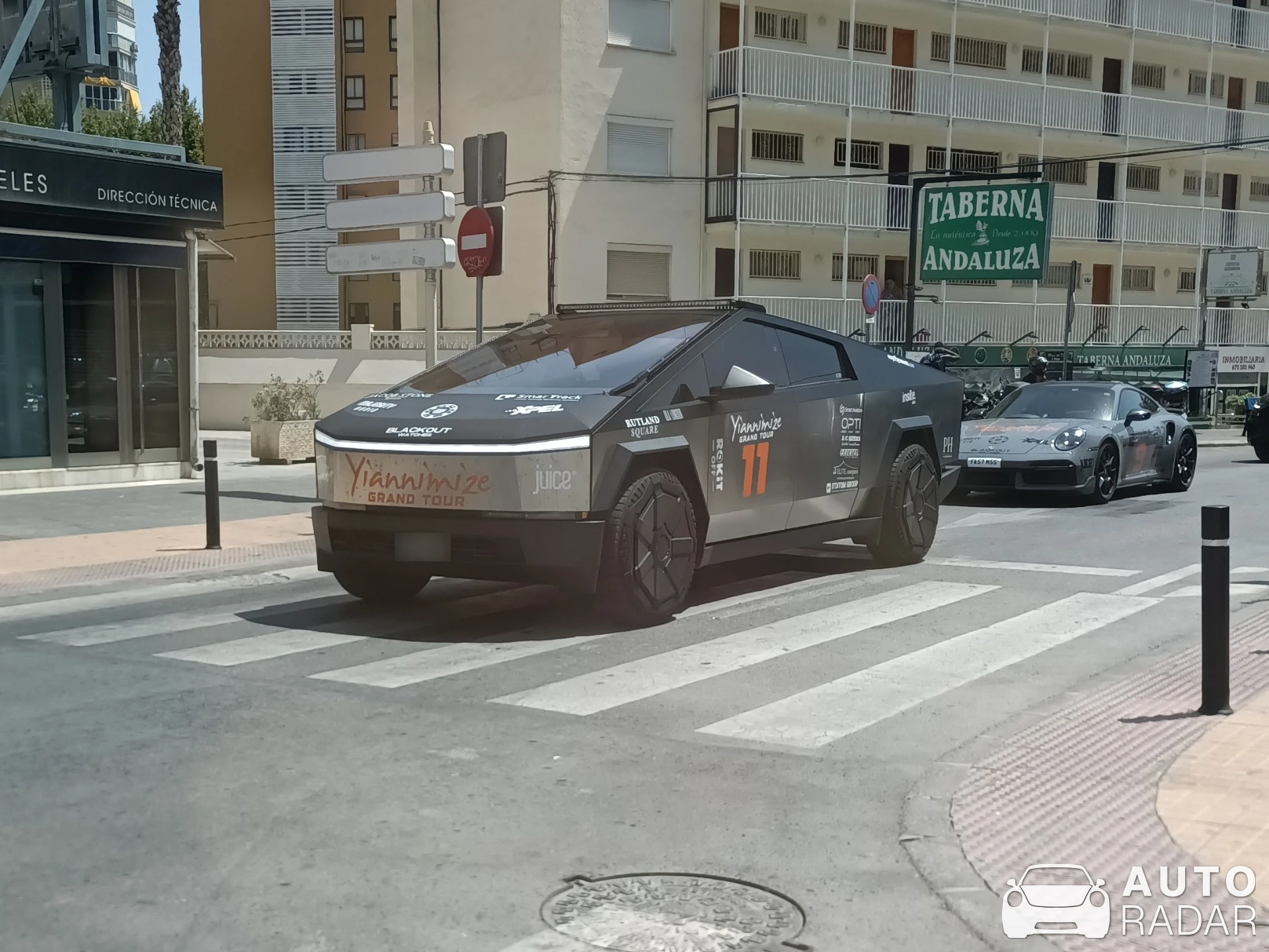 Tesla Cybertruck spotted in La Nucia