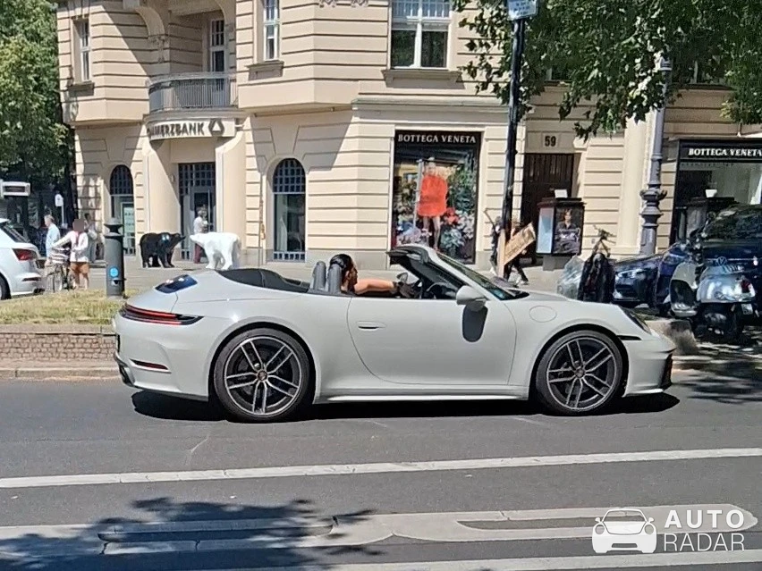 Porsche 992 Carrera Cabriolet MkII spotted in Berlin