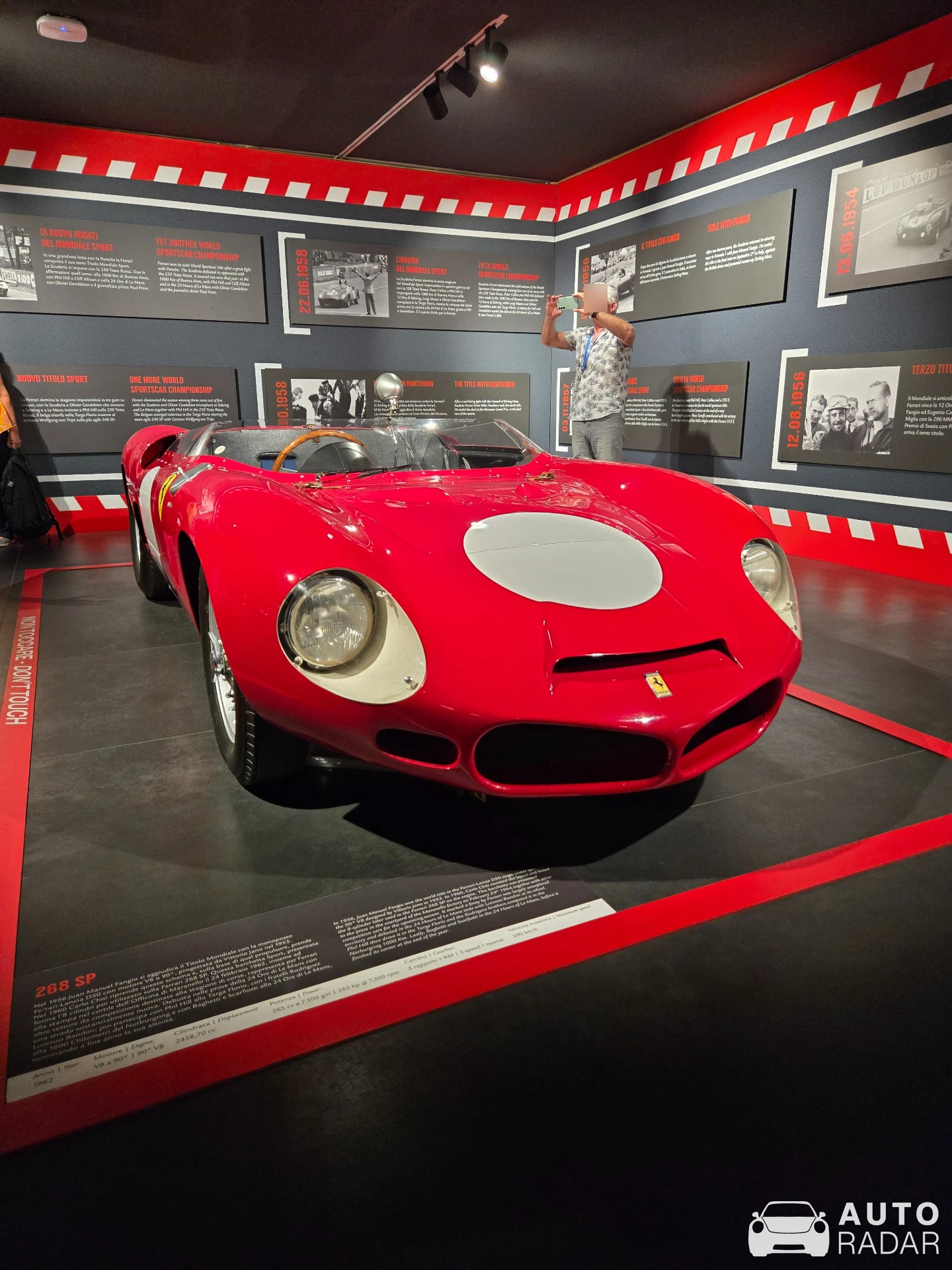 Ferrari 268 SP spotted in Maranello, Italy
