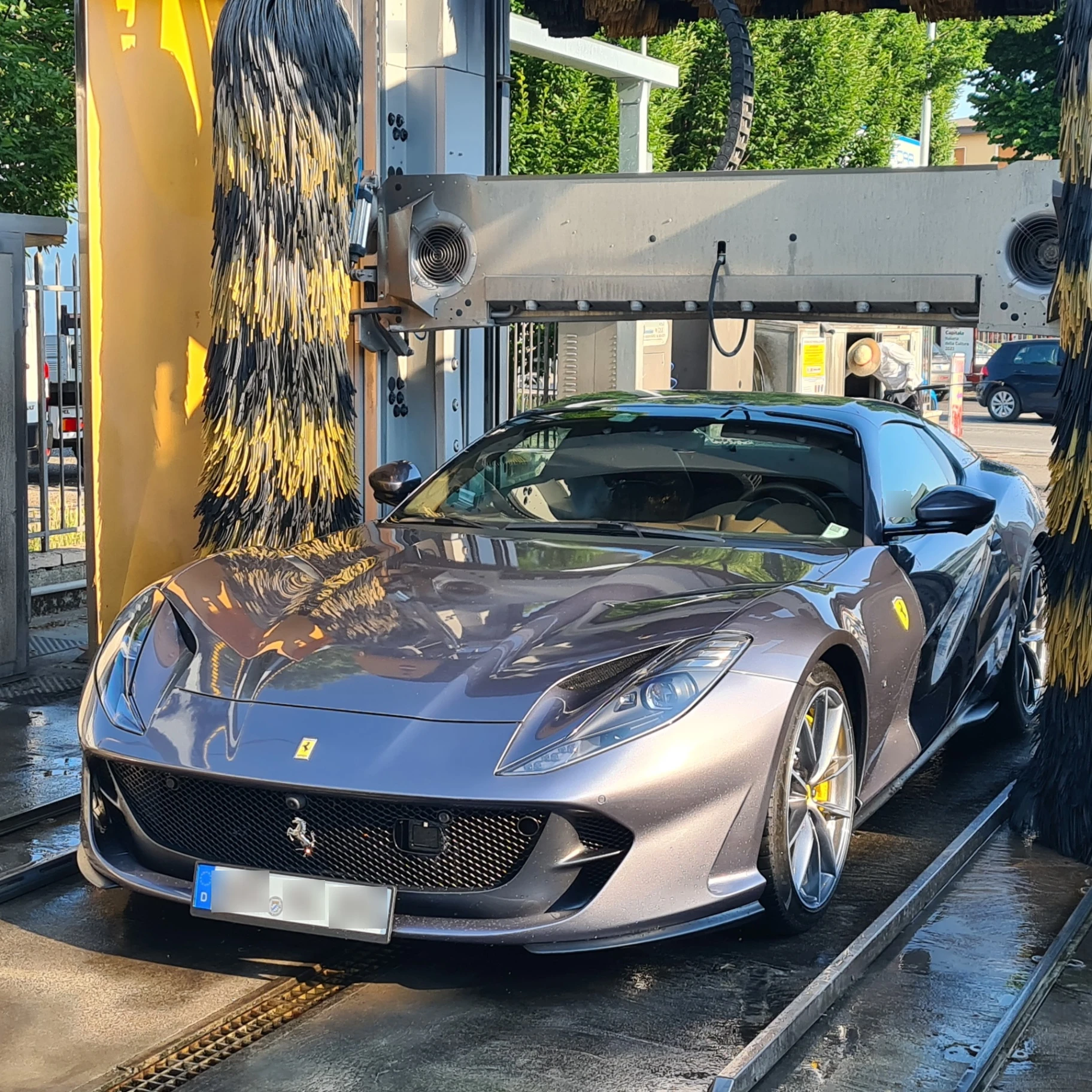 Ferrari 812 GTS spotted in Brescia, Italy