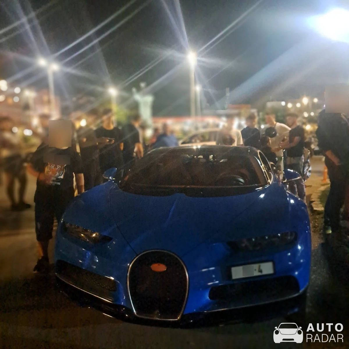 Bugatti Chiron spotted in Ohrid, North Macedonia
