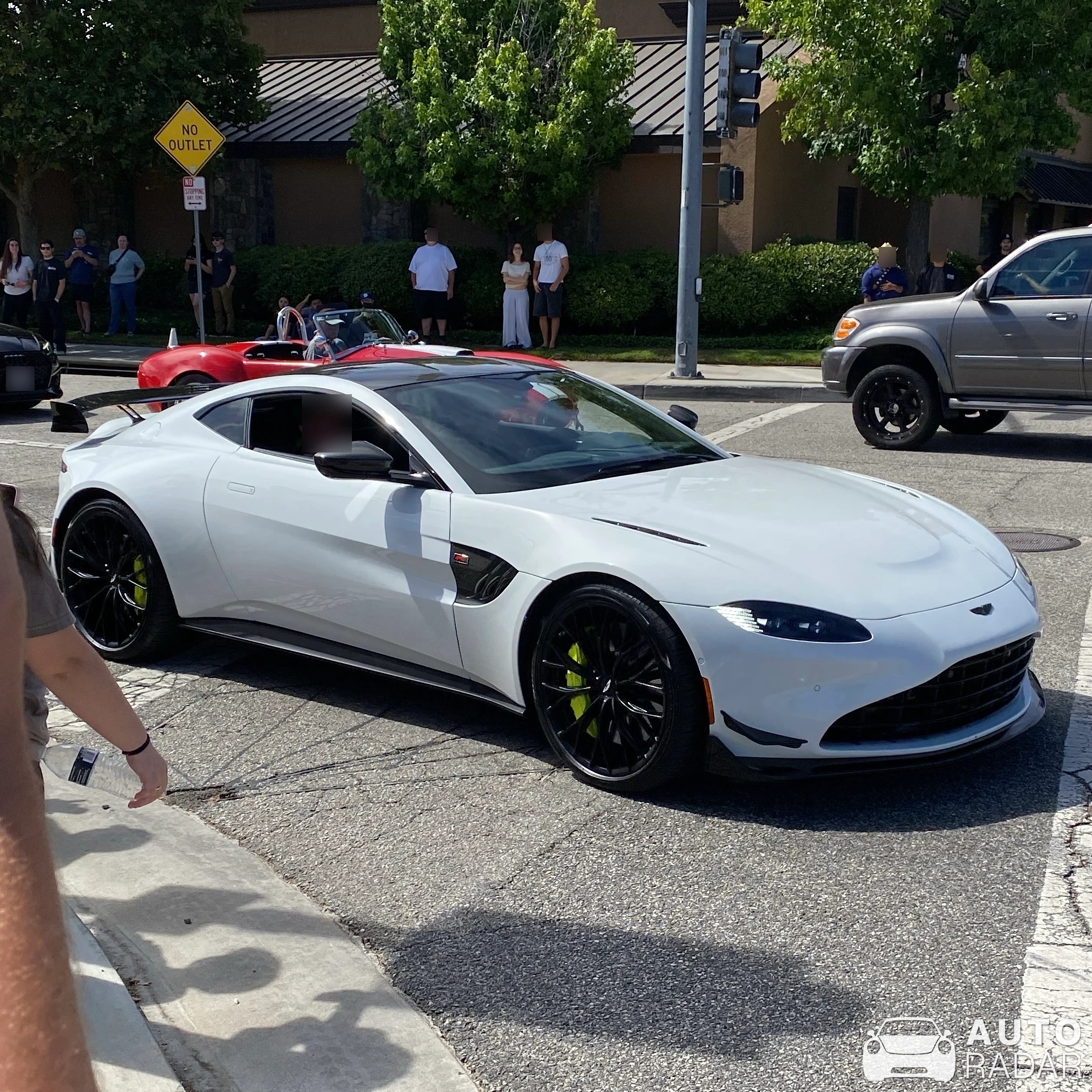 Aston Martin V8 Vantage Formula 1 Edition spotted in Santa Clarita
