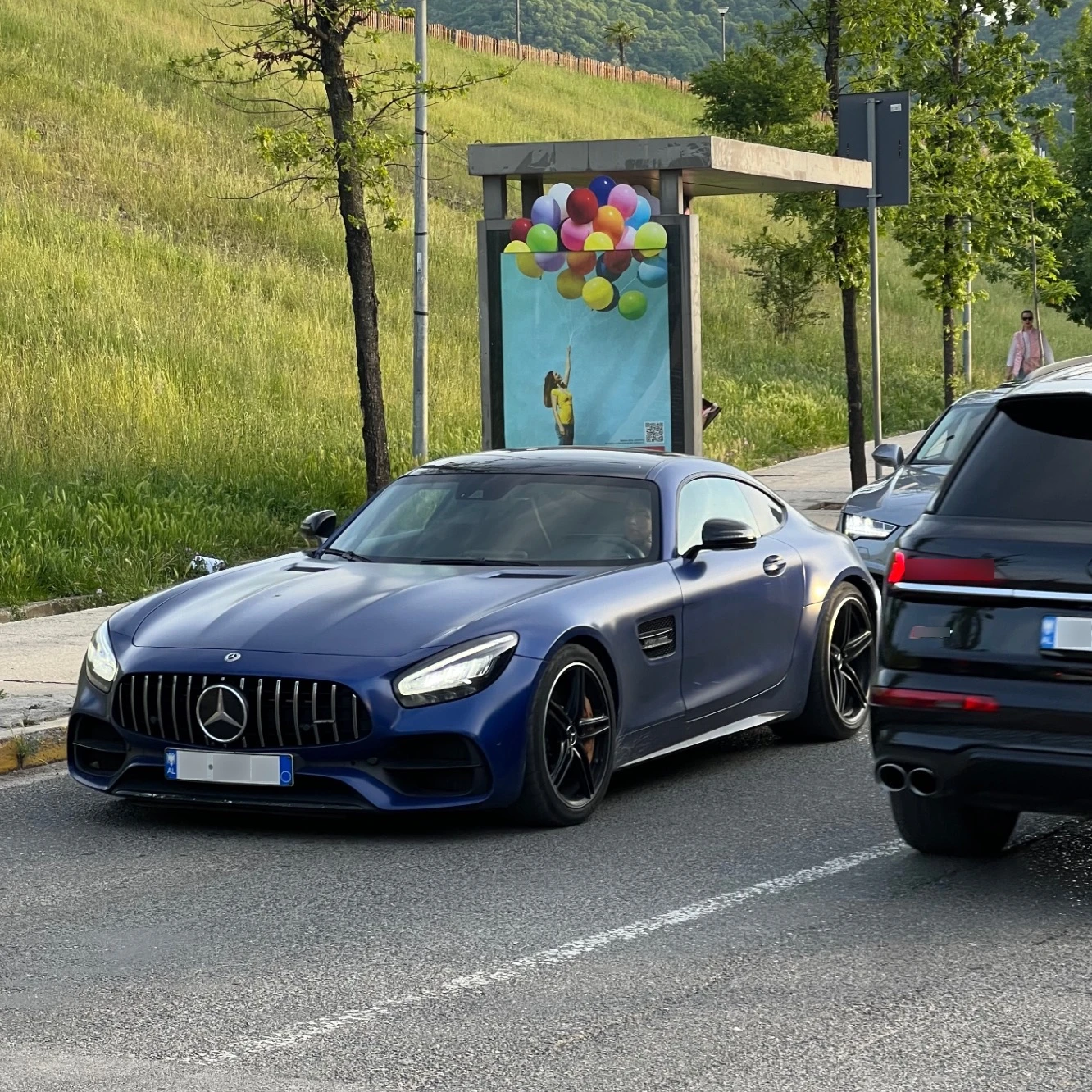 Mercedes-AMG GT C190 spotted in Tirana, Albania