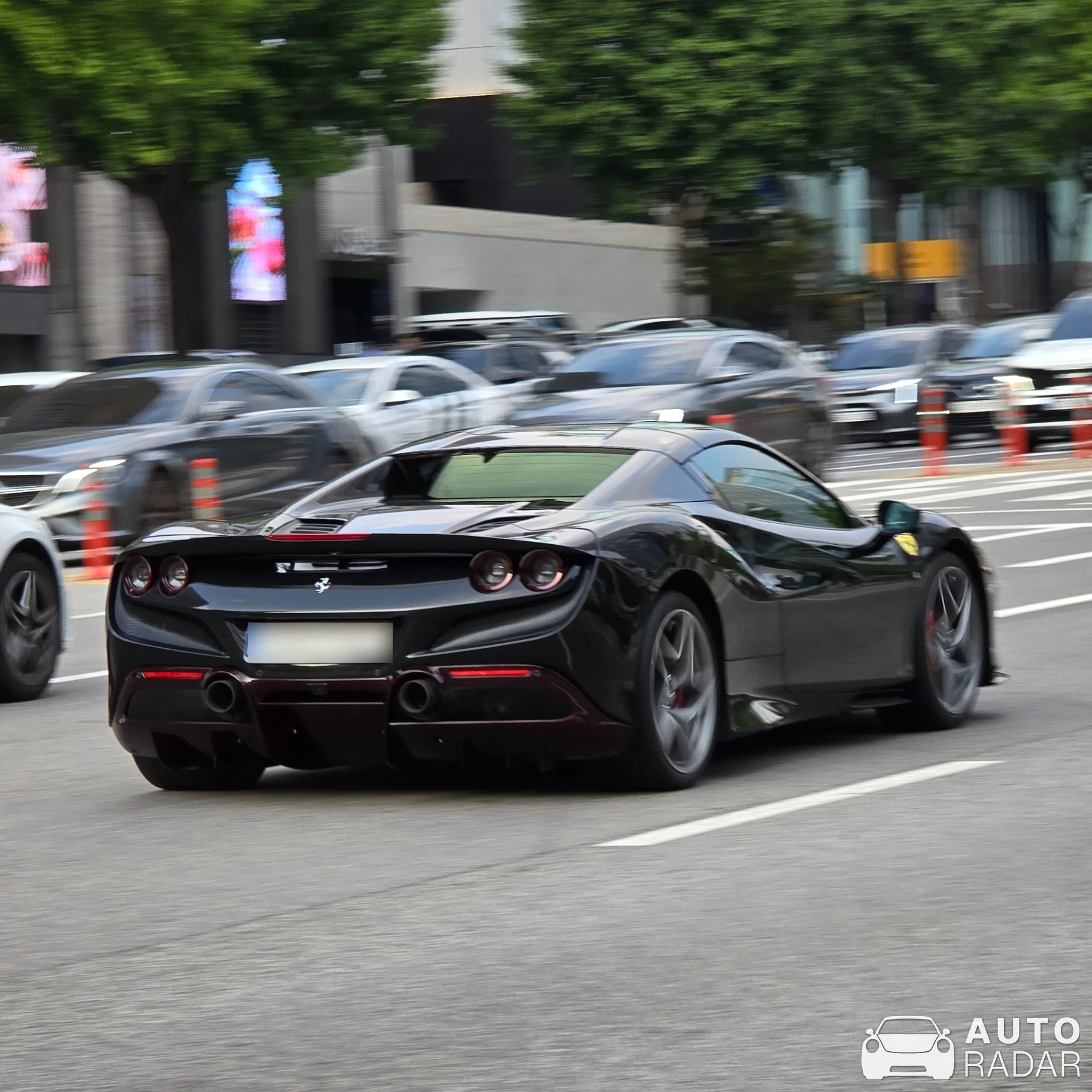 Ferrari F8 Spider spotted in 강남구, 대한민국