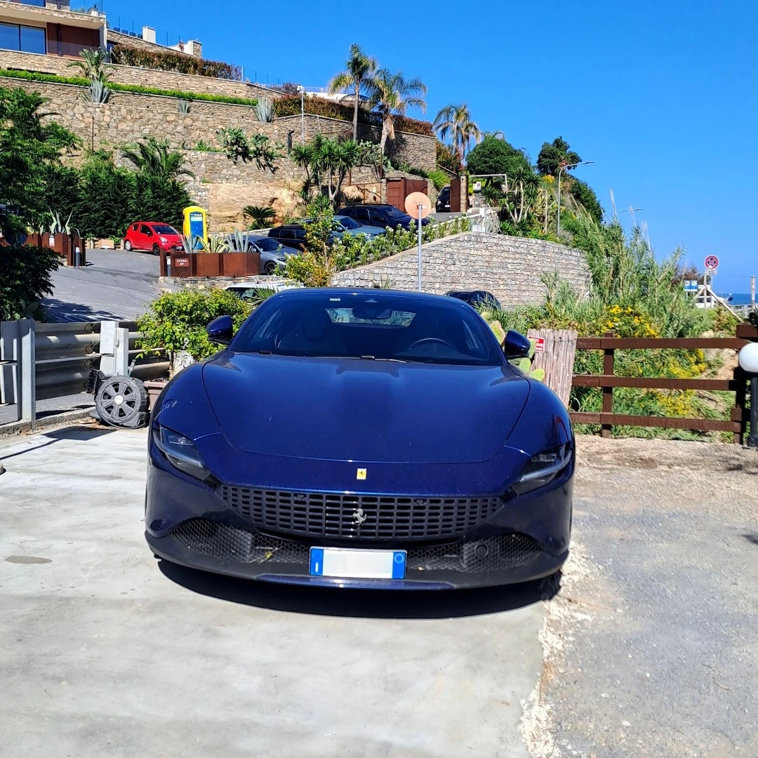 Ferrari Roma spotted in Alassio, Italia