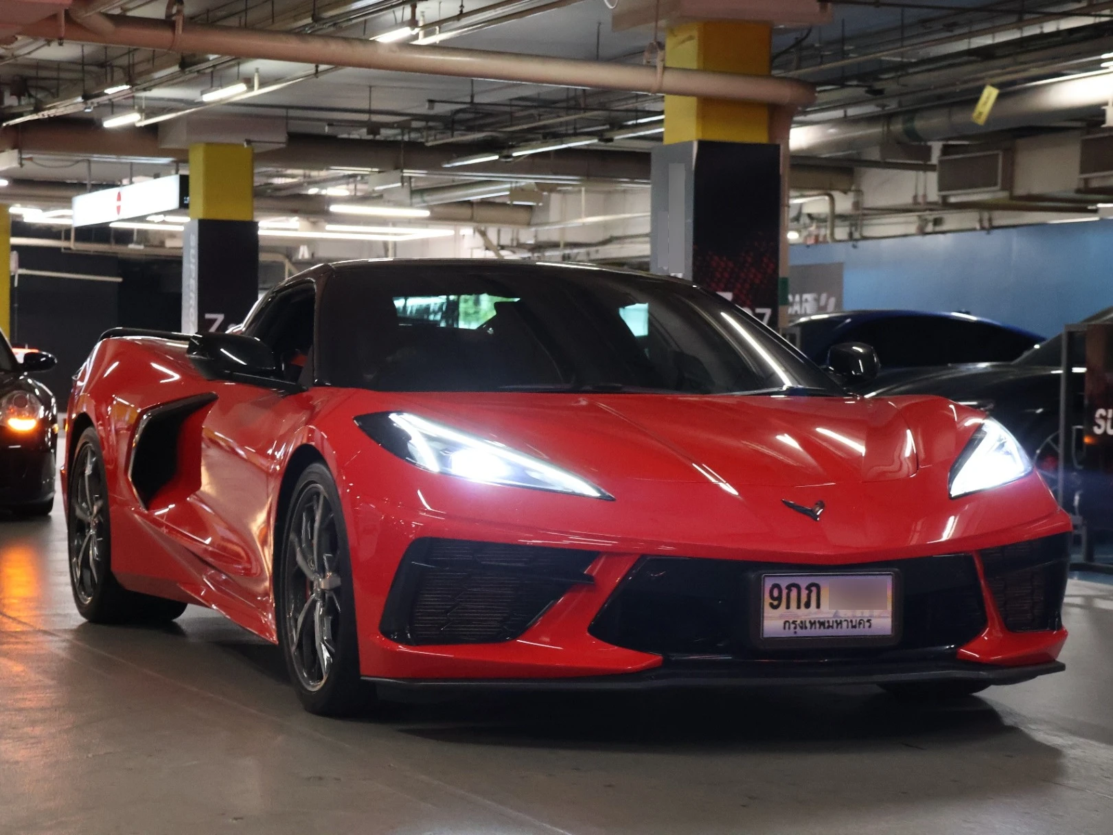 Chevrolet Corvette C8 Stingray spotted in Pathum Wan, Thailand