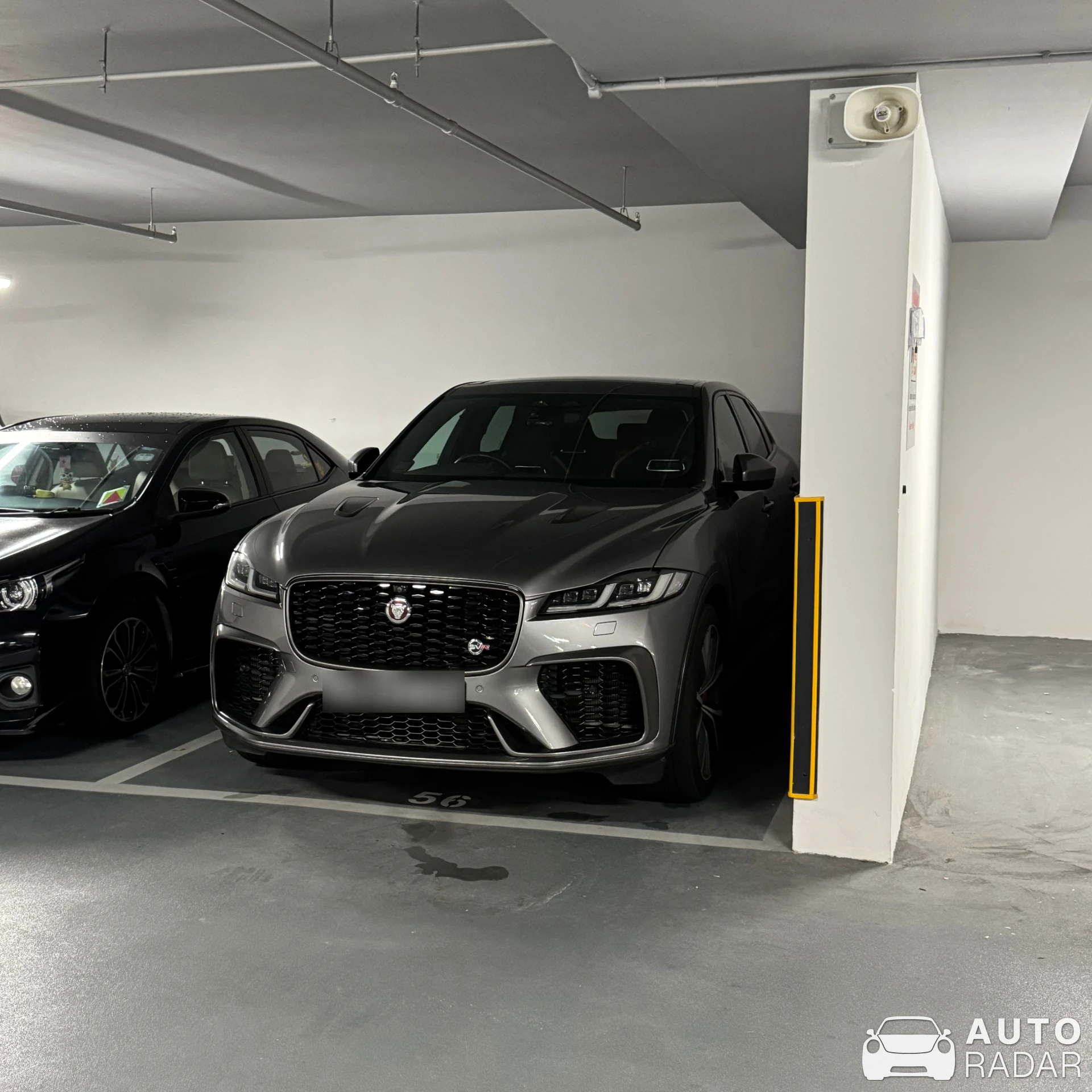 Jaguar F-PACE SVR spotted in Singapore