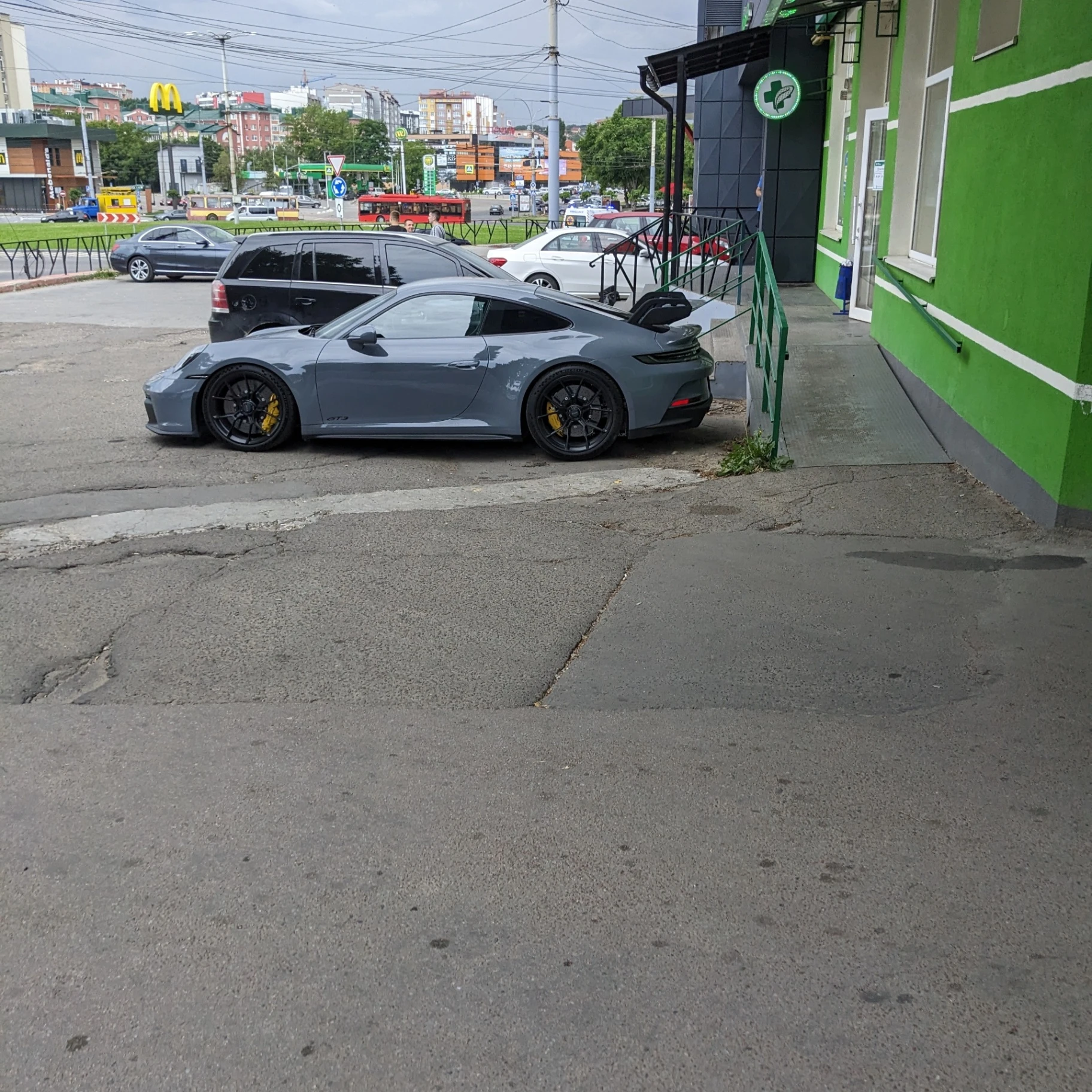 Porsche 992 GT3 spotted in Chernivtsi, Ukraine