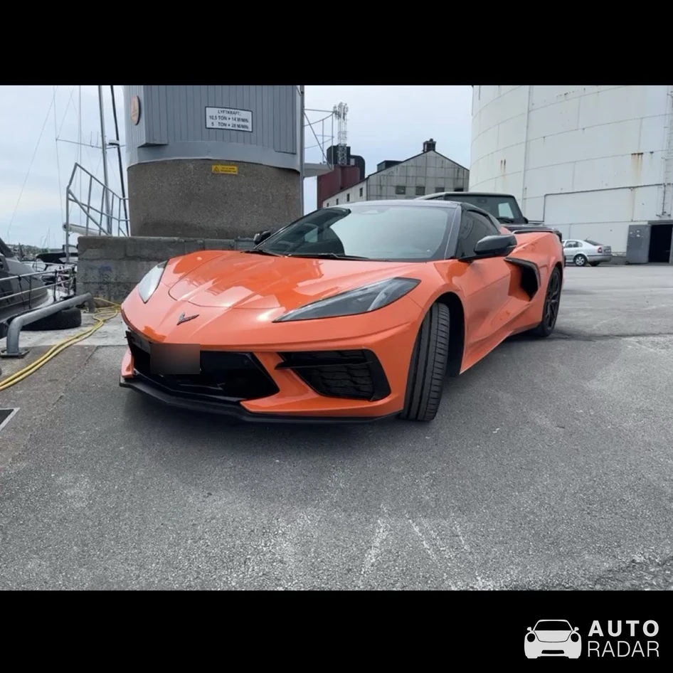 Chevrolet Corvette C8 Stingray spotted in Visby