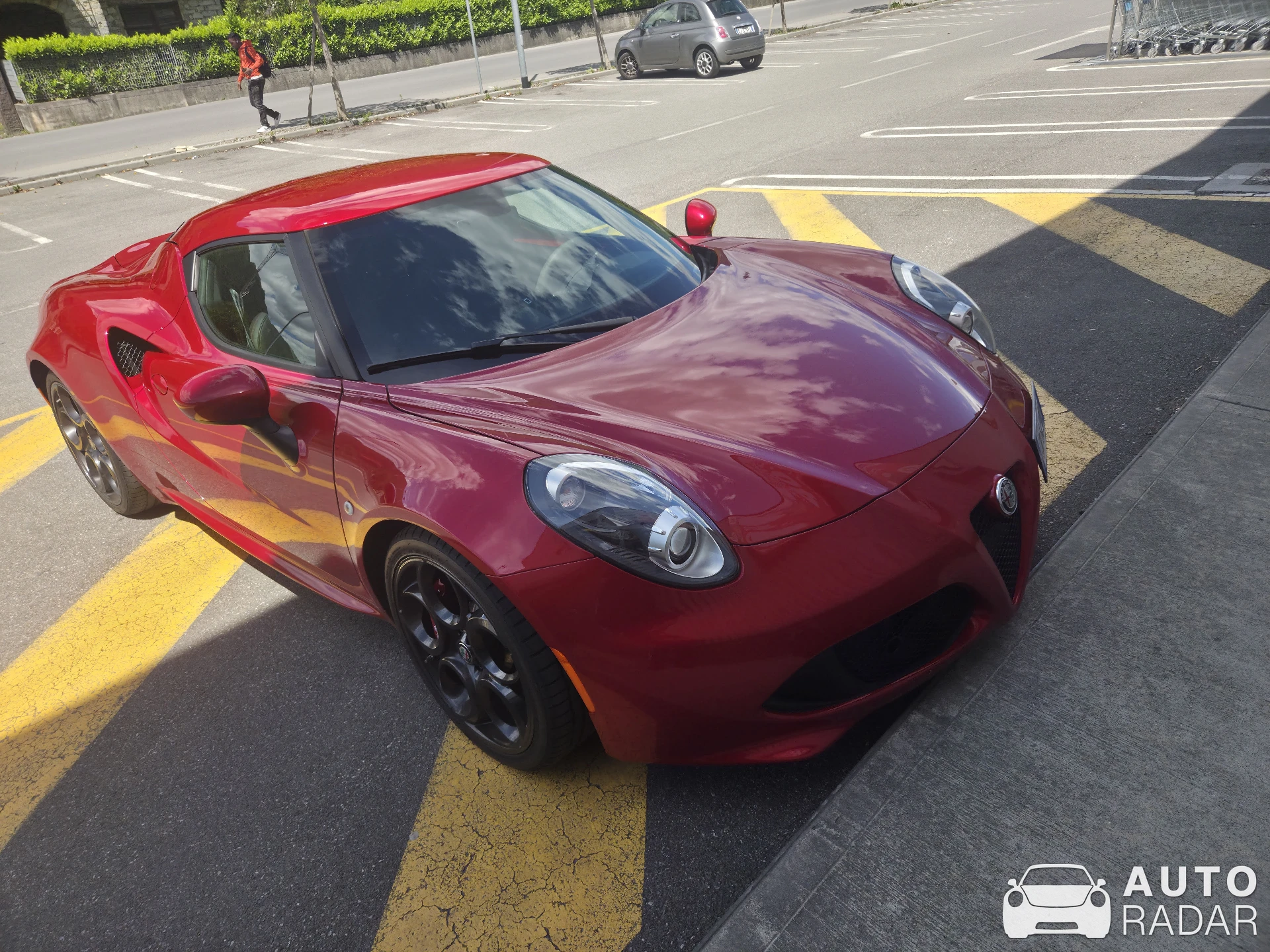 Alfa Romeo 4C Coupé spotted in Paspardo
