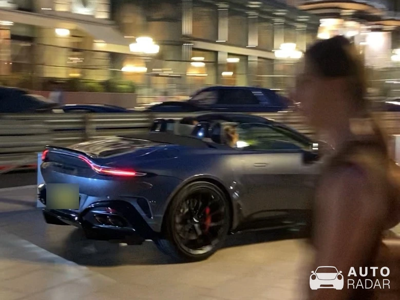 Aston Martin V12 Vantage Roadster spotted in Monaco