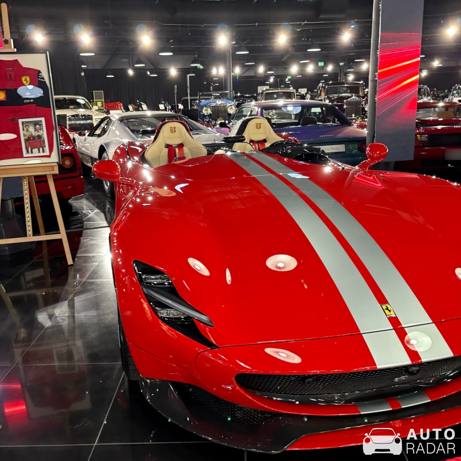 Ferrari Monza spotted in Otopeni