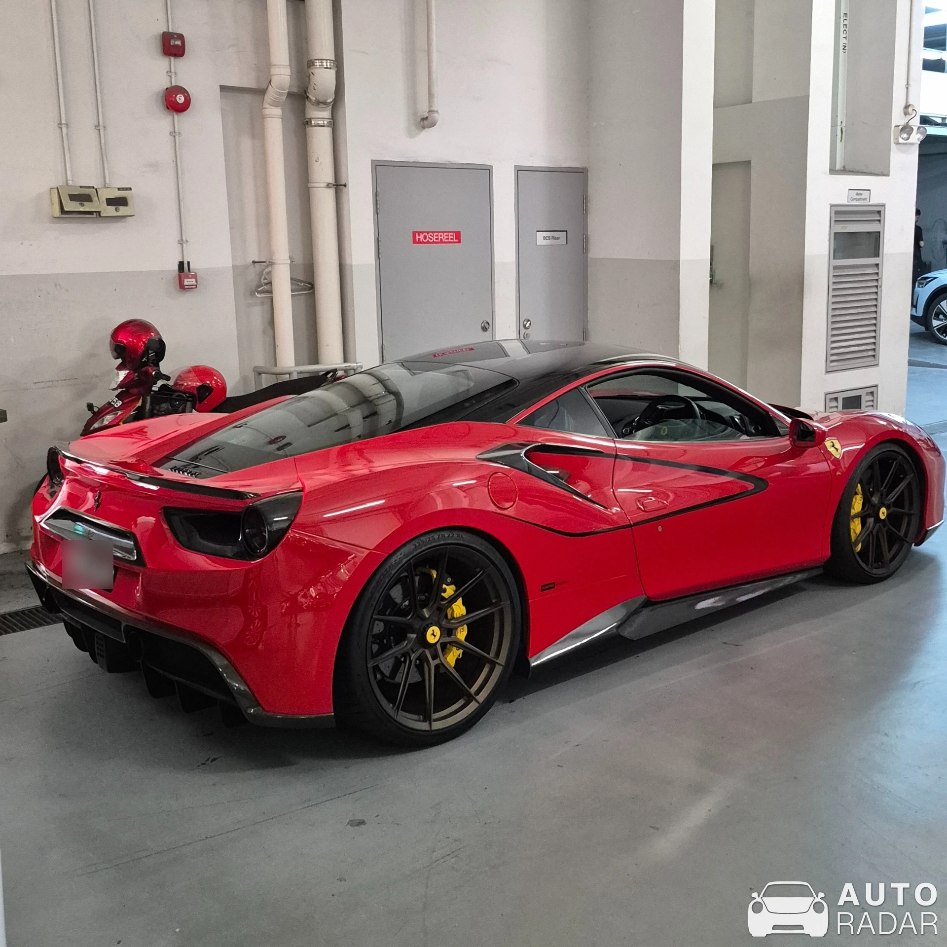 Ferrari 488 GTB Novitec Rosso spotted in Singapore