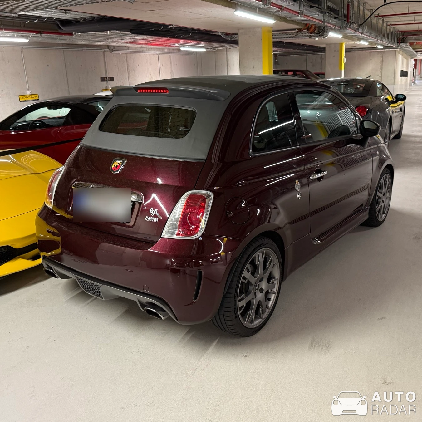 Abarth 695 Edizione Maserati spotted in München
