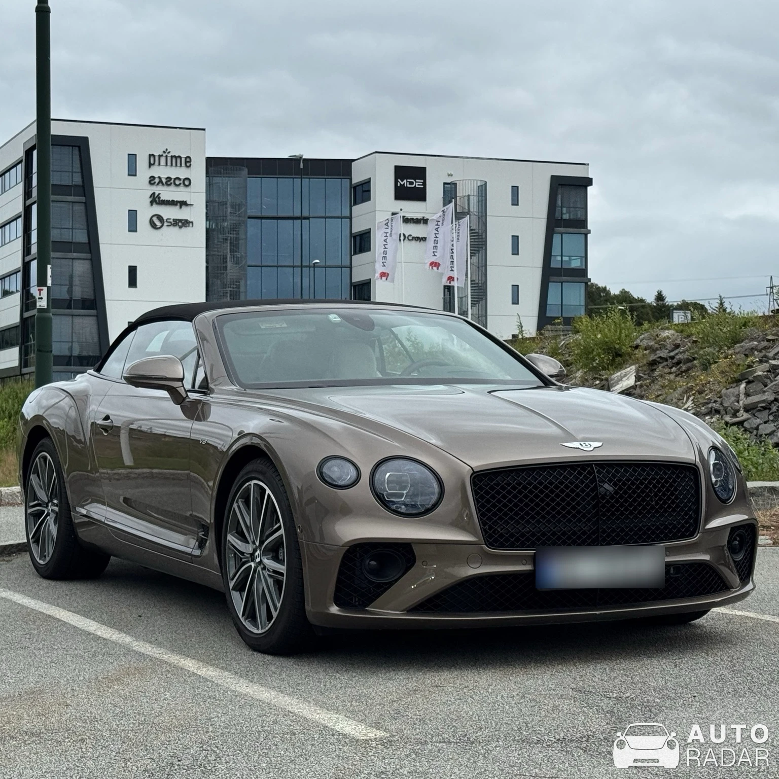 Bentley Continental GTC V8 spotted in Stavanger