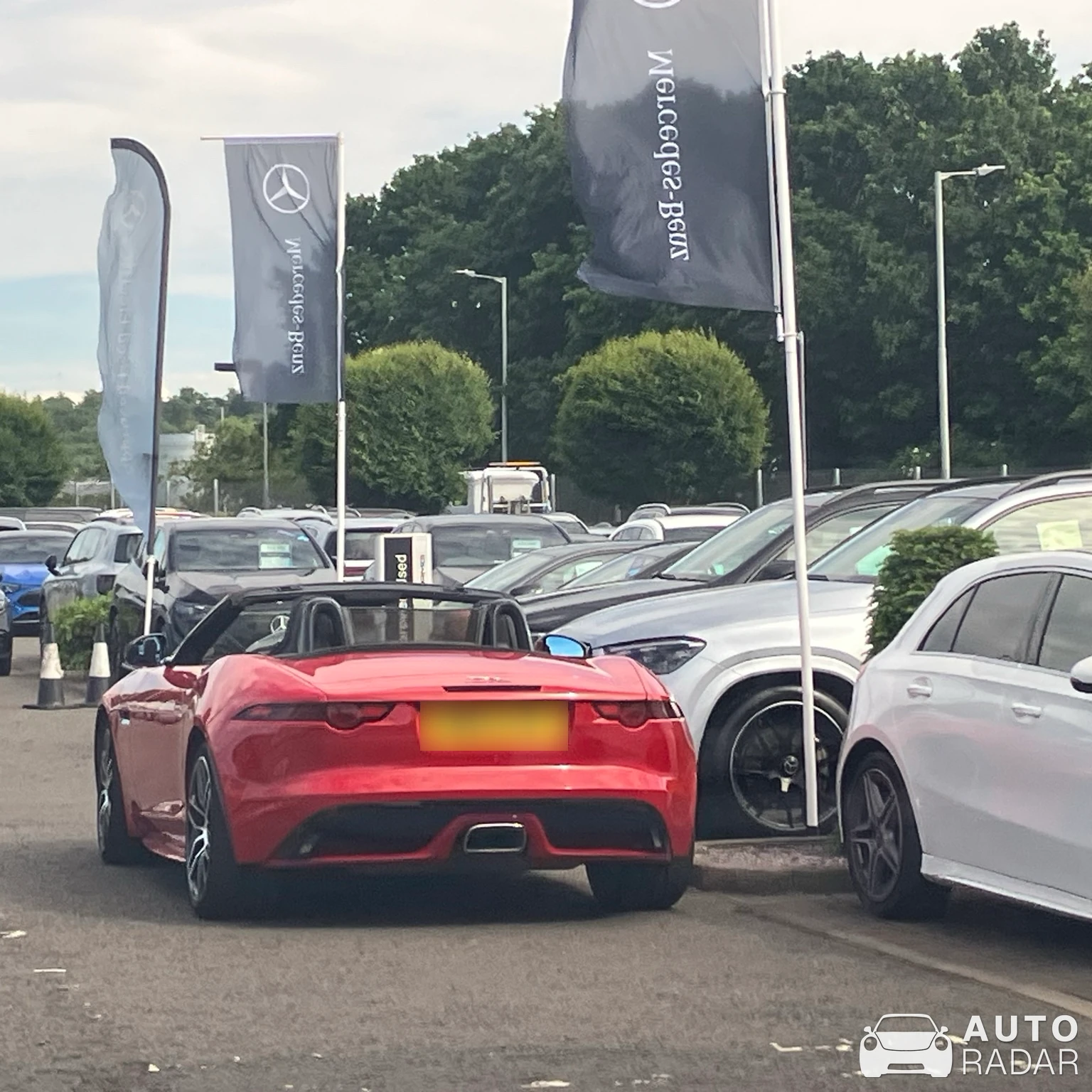 Jaguar F-Type R Convertible spotted in Glenfinnan