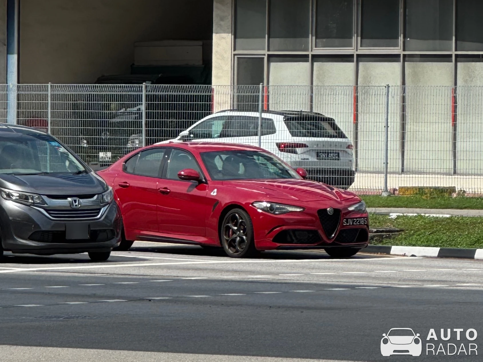 Alfa Romeo Giulia Quadrifoglio spotted in Singapore