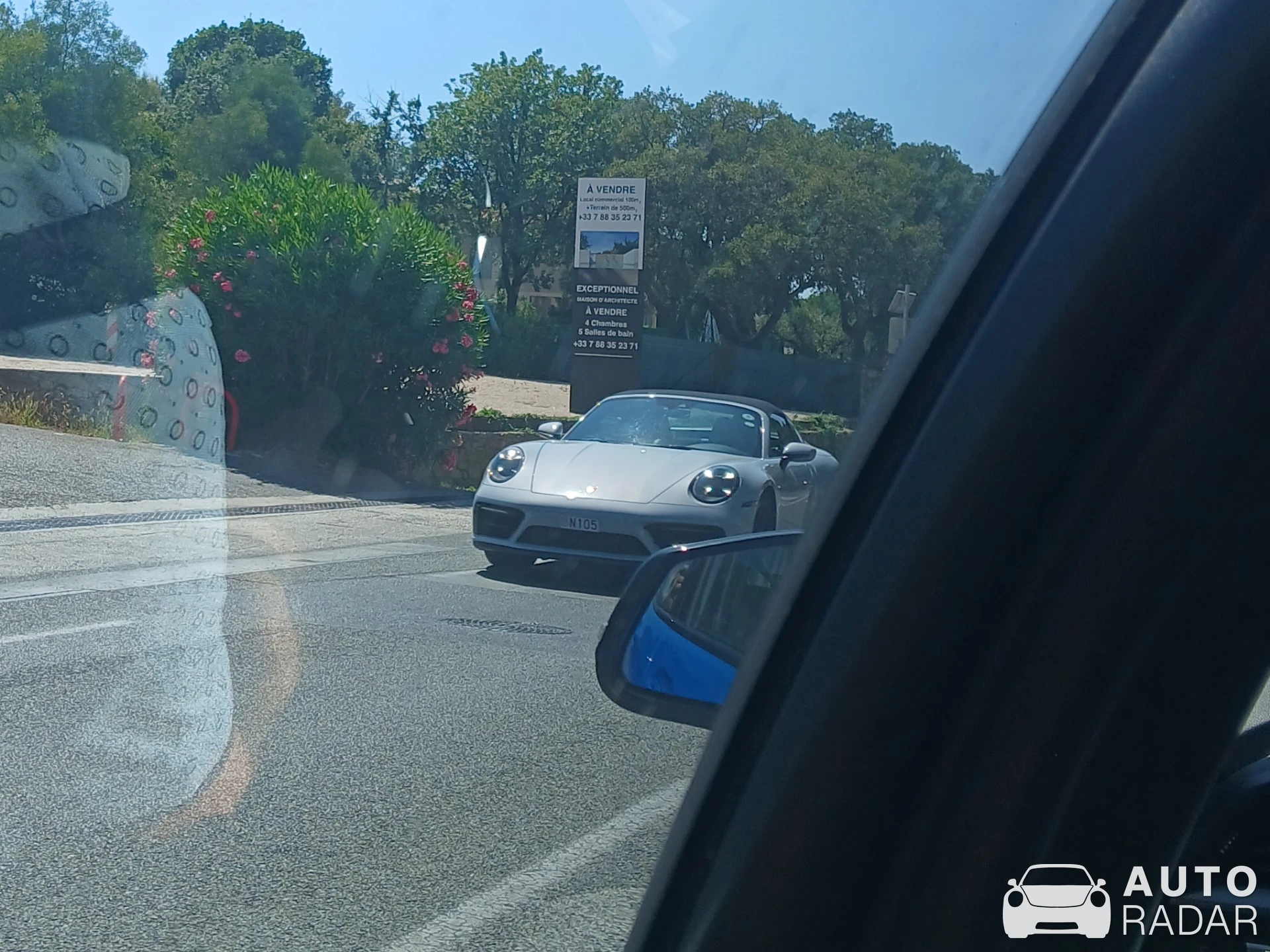 Porsche 992 Carrera Cabriolet MkI spotted in Ramatuelle